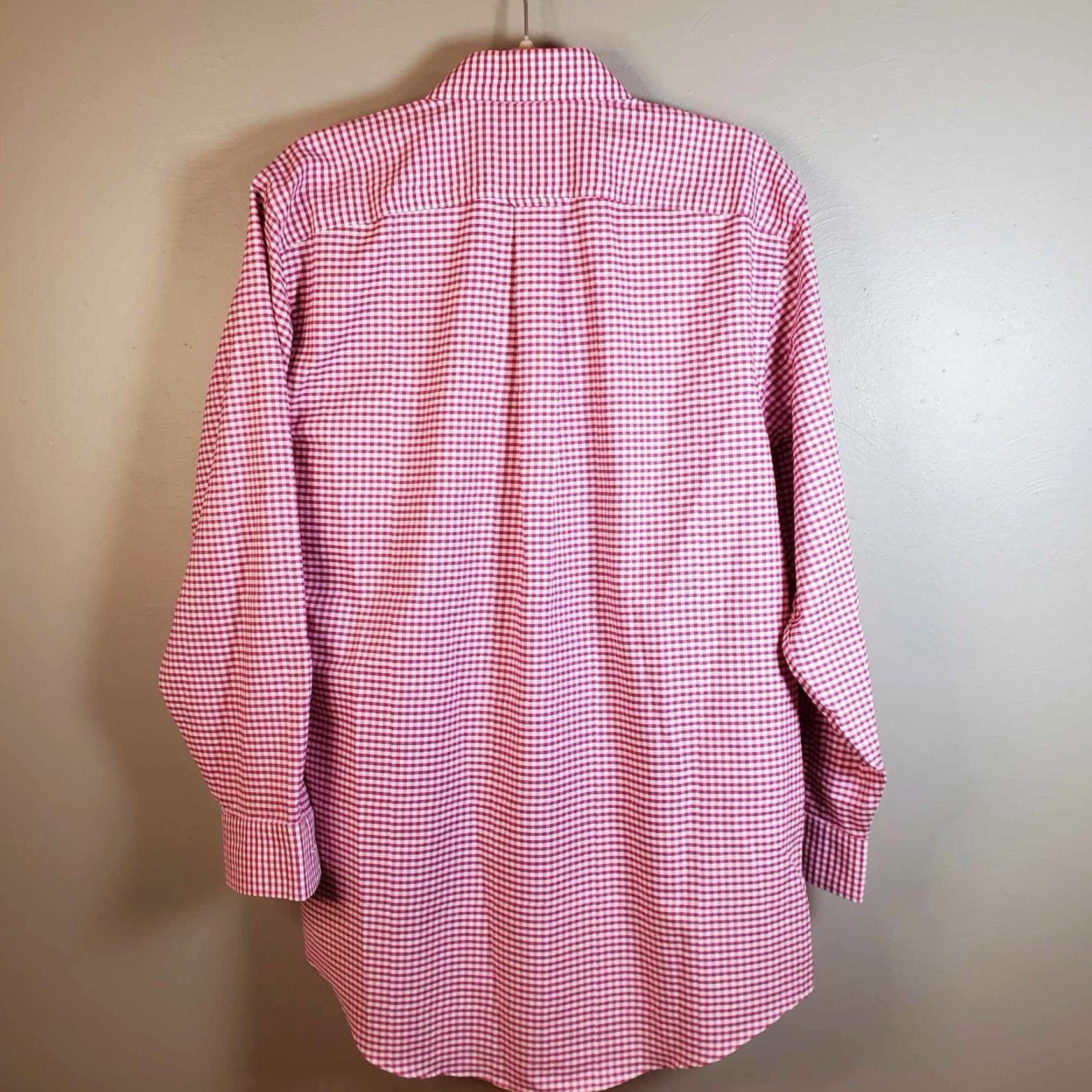 Stafford Stafford Mens Long Sleeve Button Up Oxford 16 Dress Shirt Plaid Non-Iron Multicolor Regular Mens Size US L / EU 52-54 / 3 - 5 Thumbnail