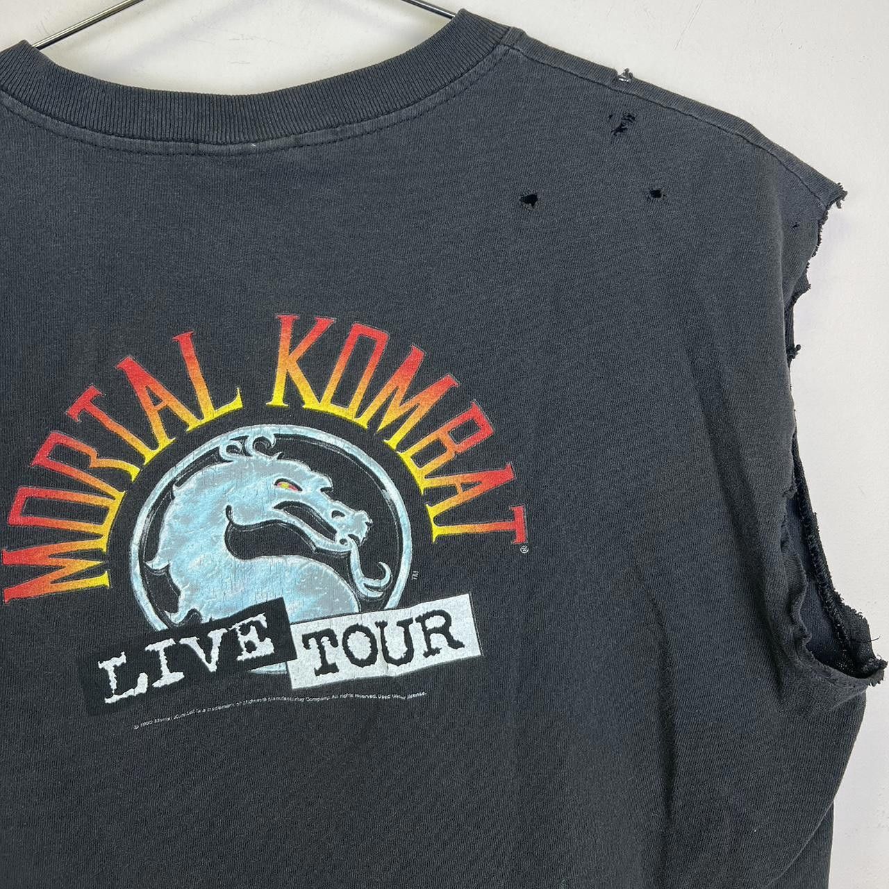 Vintage 1992 Vintage Mortal Kombat Live Tour Graphic Crop Top Size US L / EU 52-54 / 3 - 5 Thumbnail