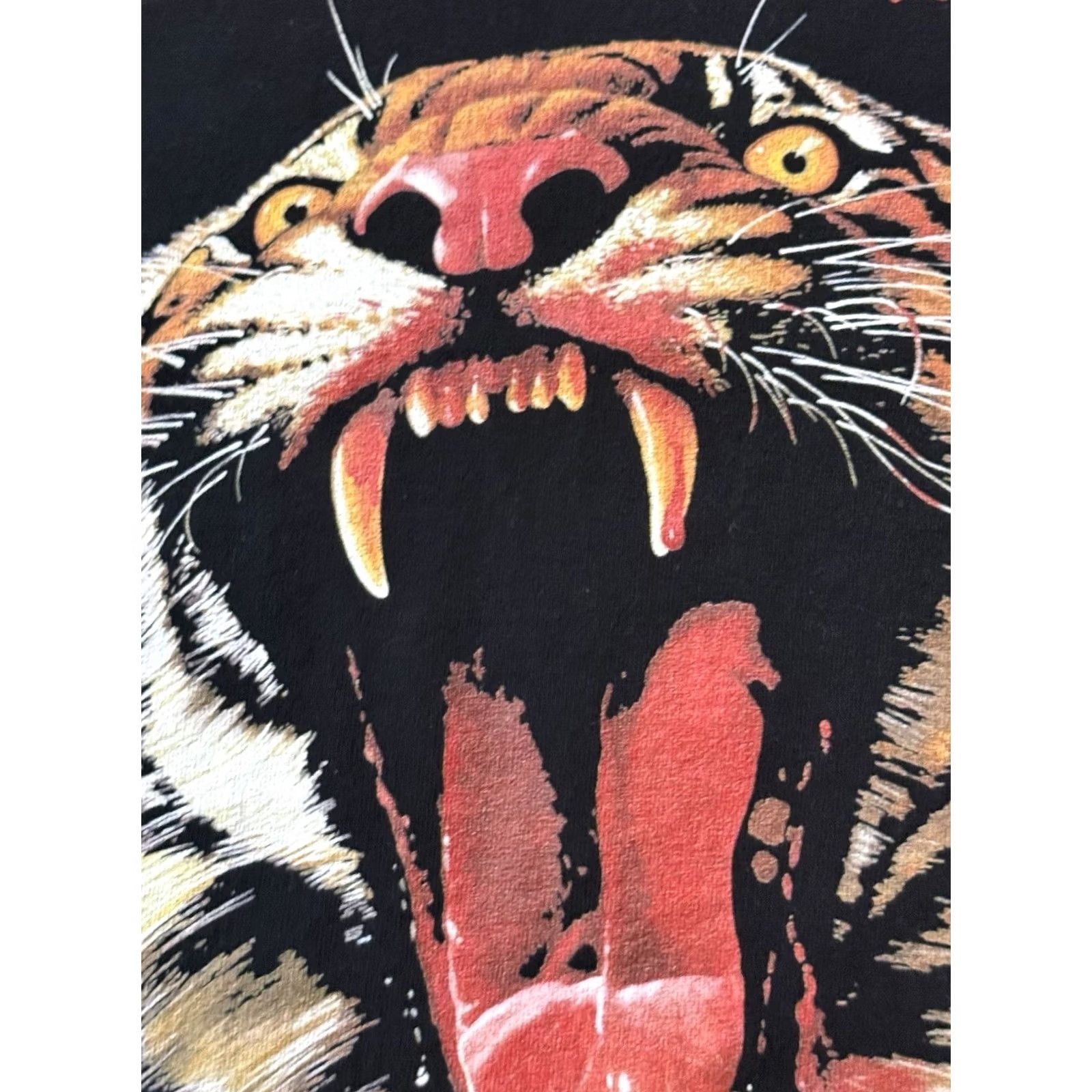 Anvil VINTAGE Tygers of Pan Tang ‘Wild Cat’ Album Promo Shirt XL Black Cotton T-Shirt Mens Bands Logo 2000s Reprint Size US XL / EU 56 / 4 - 4 Thumbnail