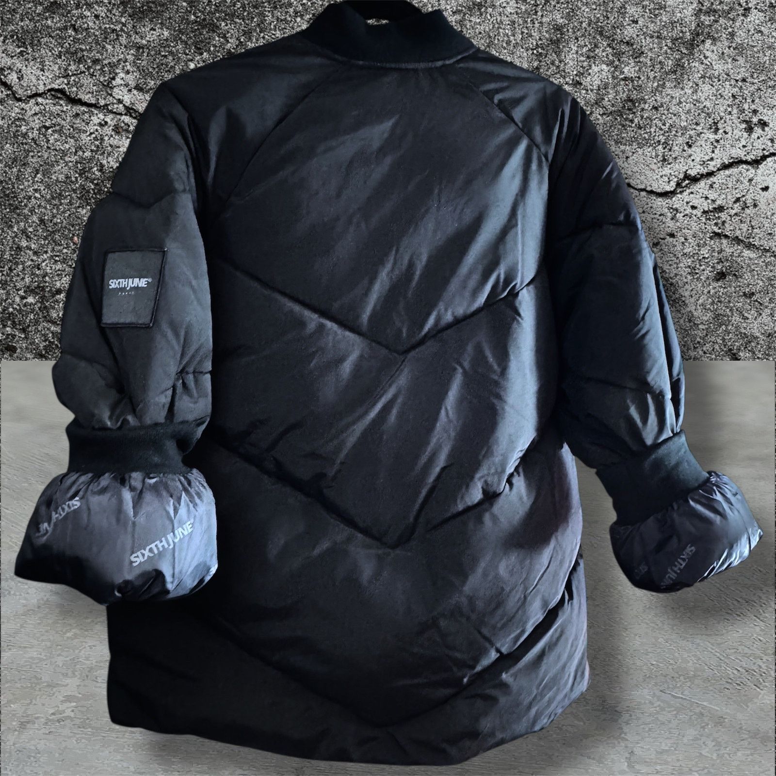 Sixth June Paris •NWT• Sixth June Paris Puffer Zip-up Jacket in Black •Medium Size US M / EU 48-50 / 2 - 3 Thumbnail