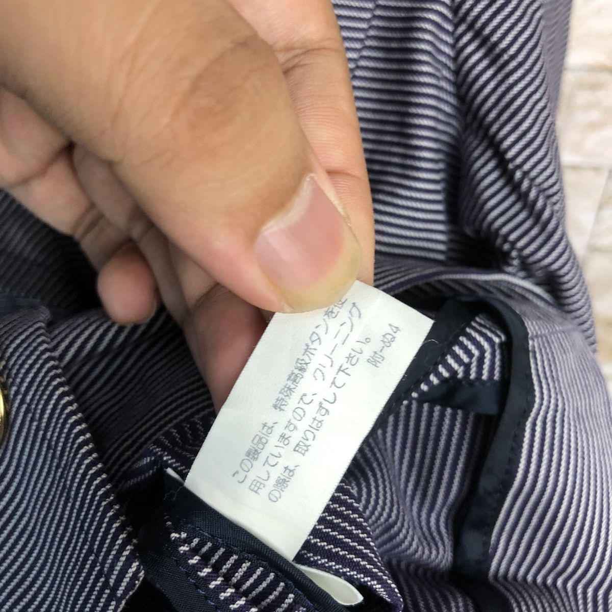 Yves Saint Laurent DL Yvesaint Laurent Blue Stripe Blazer #A502 Size M / US 6-8 / IT 42-44 - 11 Thumbnail