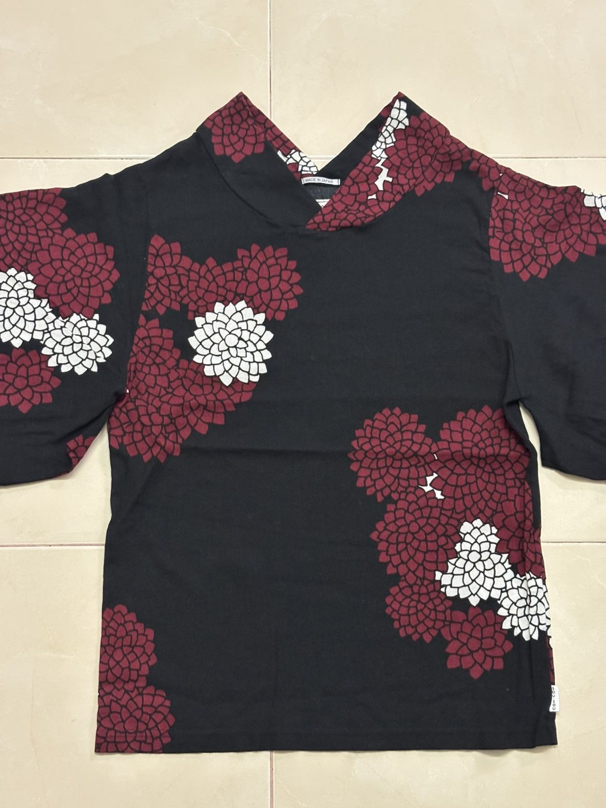SOU SOU SOU SOU KIMONO SLEEVE BLOUSE FLORAL Size S / US 4 / IT 40 - 2 Thumbnail