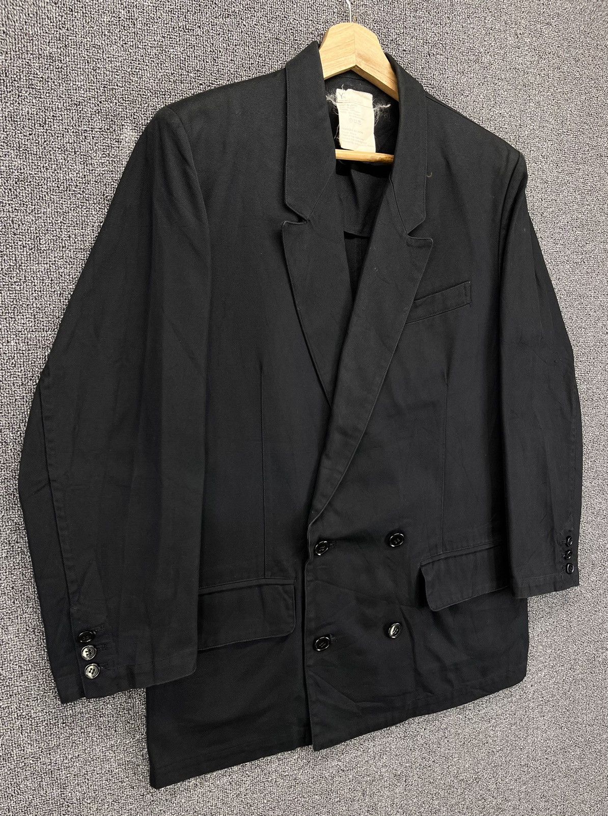 Yohji Yamamoto Vintage 90s Yohji Yamamoto Rare Double Breasted Coat Jacket Size US M / EU 48-50 / 2 - 2 Thumbnail