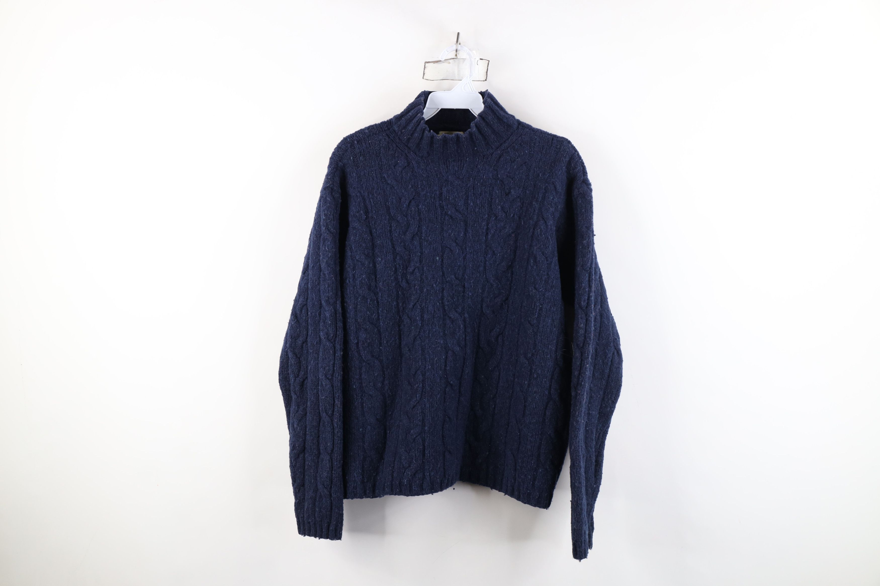 American Eagle Outfitters Vintage Y2K American Eagle Fisherman Cable Knit Sweater Blue Size XL / US 12-14 / IT 48-50 - 1 Thumbnail