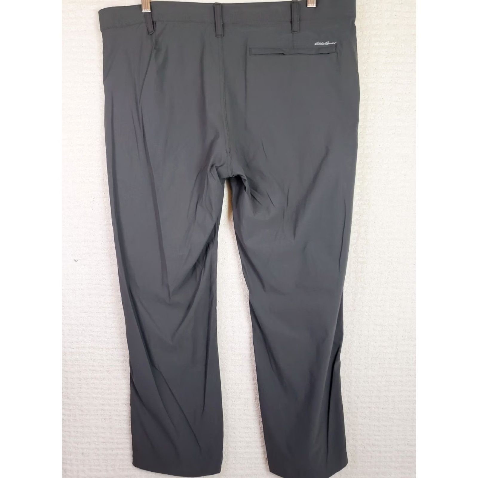 Eddie Bauer Eddie Bauer Mens 38x30 Gray Tech Chino Pants Straight Nylon Blend Gorpcore Hiking Size US 38 / EU 54 - 7 Thumbnail