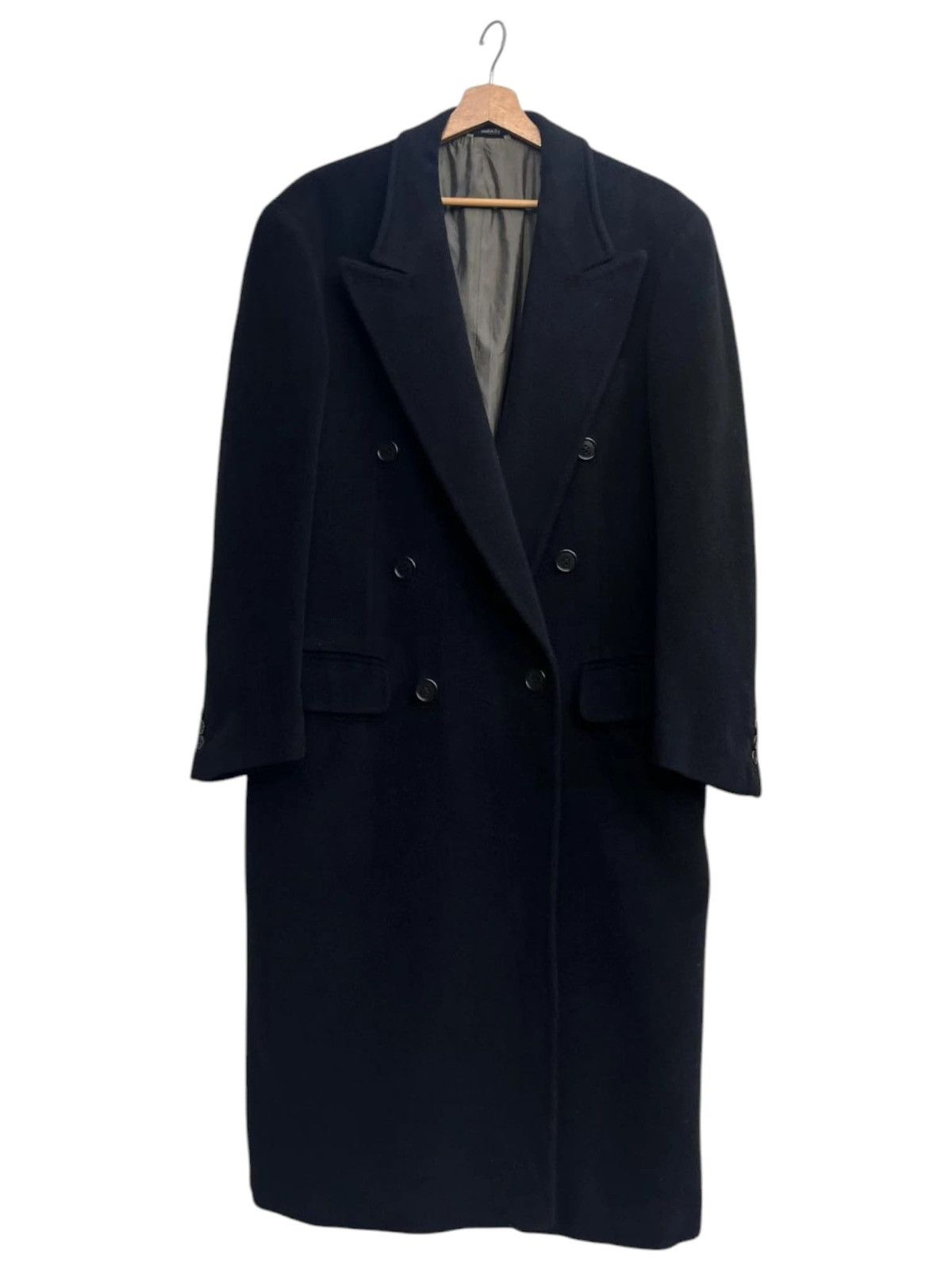 Zanella Giorgio Zanella Double Breasted Virgin Wool Coat Size US S / EU 44-46 / 1 - 2 Thumbnail