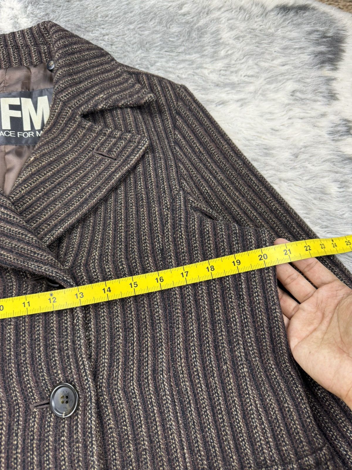 Beauty Beast Vintage 90s PPFM Big Label Double Breasted Wool Long Coat Size US M / EU 48-50 / 2 - 20 Thumbnail