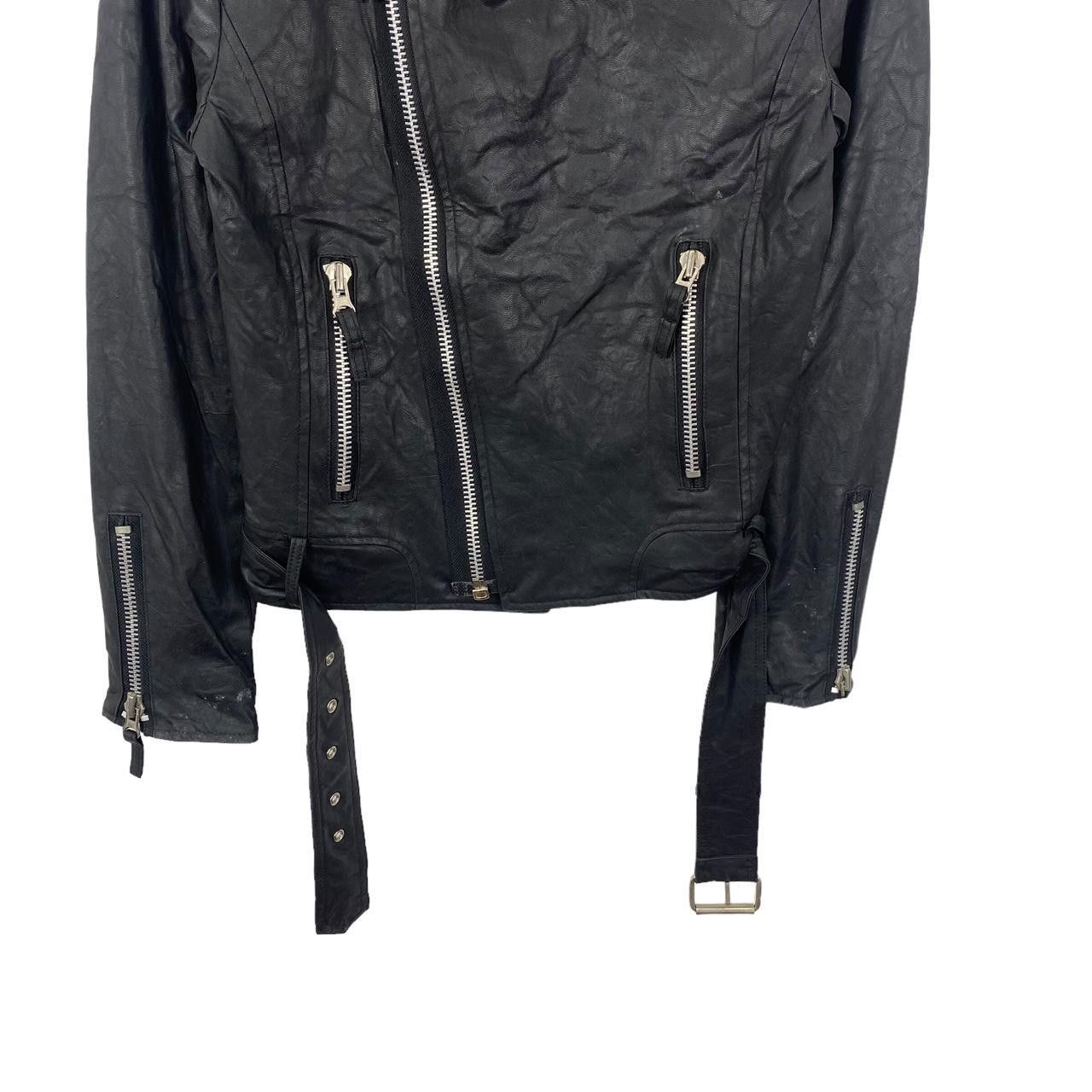 Kazuyuki Kumagai Attachment ATTACHMENT KAZUYUKI KUMAGAI Double Collar Leather Jacket Size M / US 6-8 / IT 42-44 - 4 Thumbnail