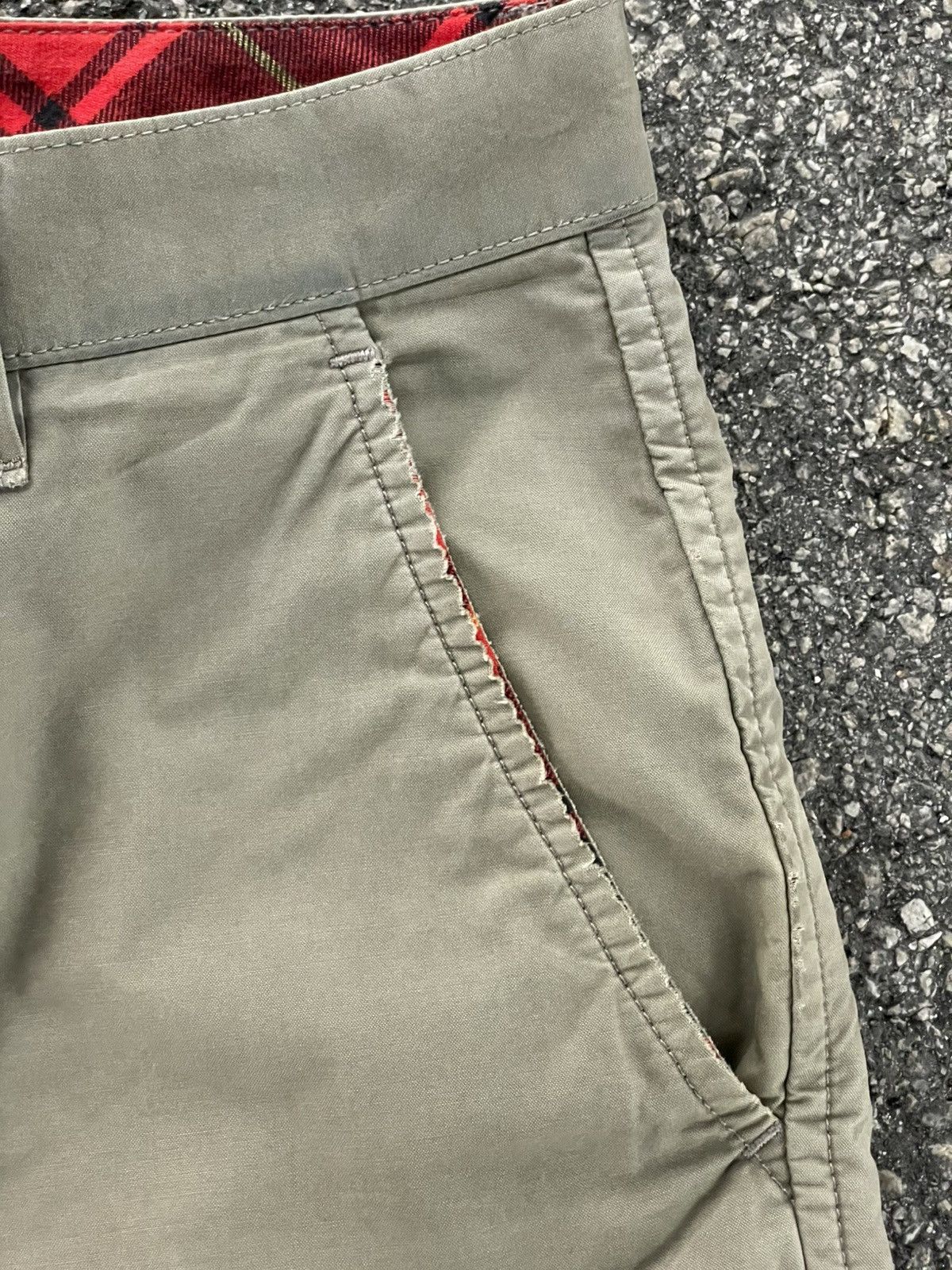 Comme des Garcons Homme Checked Cargo Pants Size US 30 / EU 46 - 8 Thumbnail