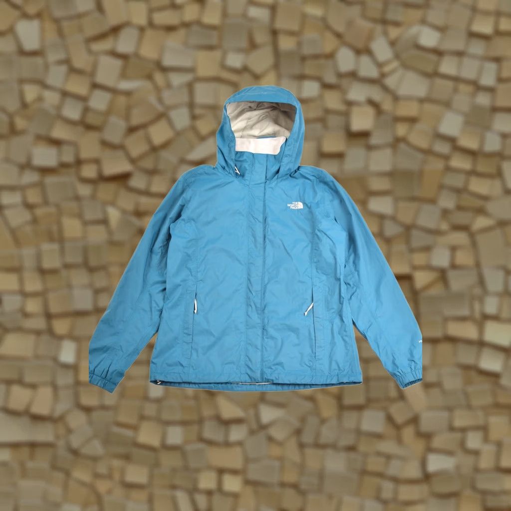 The North Face The North Face Womens Hyvent Membrane Resolve Jacket Windbreaker, Size L, Blue, Regular, Jacket, Womens, The North Face, F11Y461 Size L / US 10 / IT 46 - 1 Thumbnail