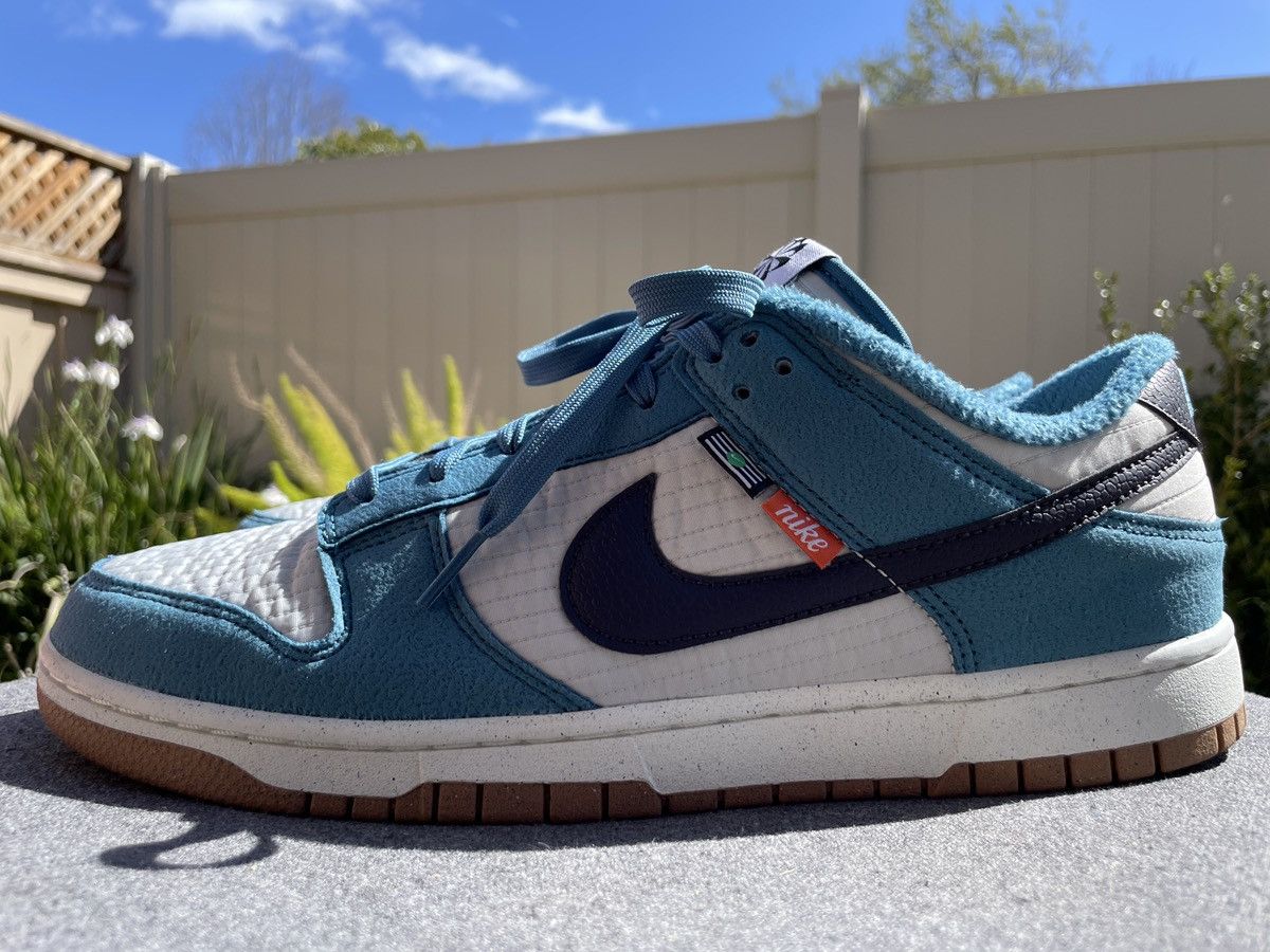 Nike Dunk Low Next Nature Toasty Rift Blue Size US 11.5 / EU 44-45 - 3 Thumbnail