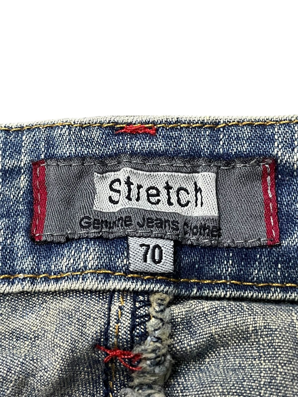Japanese Brand × Le Grande Bleu (L.G.B.) × Tornado Mart Strech Cargo Flare Multi Pocket Jeans Size US 27 - 20 Thumbnail