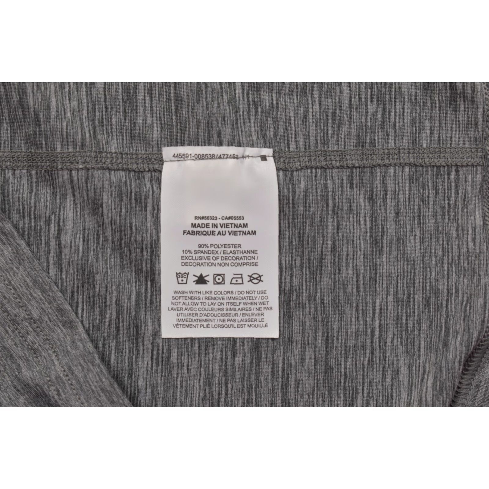 Nike Nike Dri-Fit Shirt Men XL Gray Heathered Short Sleeve Training Shirt Activewear Size US XL / EU 56 / 4 - 7 Thumbnail