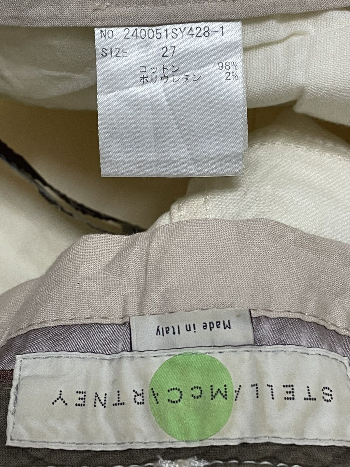 Stella McCartney Authentic Designer Stella Mccartney Flower Art Skinny Denim Size 29" - 17 Thumbnail