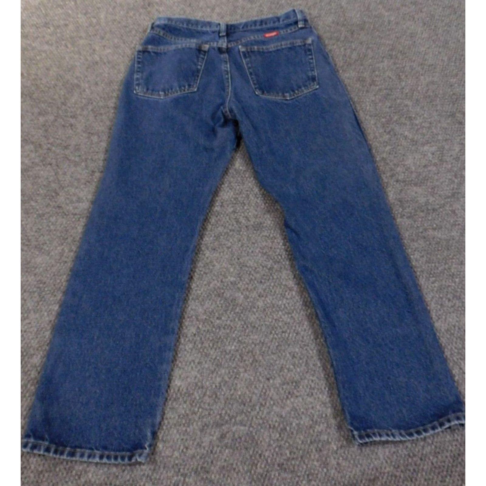 Wrangler Wrangler Jeans Mens 32x30 Regular Straight Denim Blue Cowboy Pockets - Regular Mens Jeans, 32x30, Denim, Cowboy, Wrangler Size US 32 / EU 48 - 4 Thumbnail