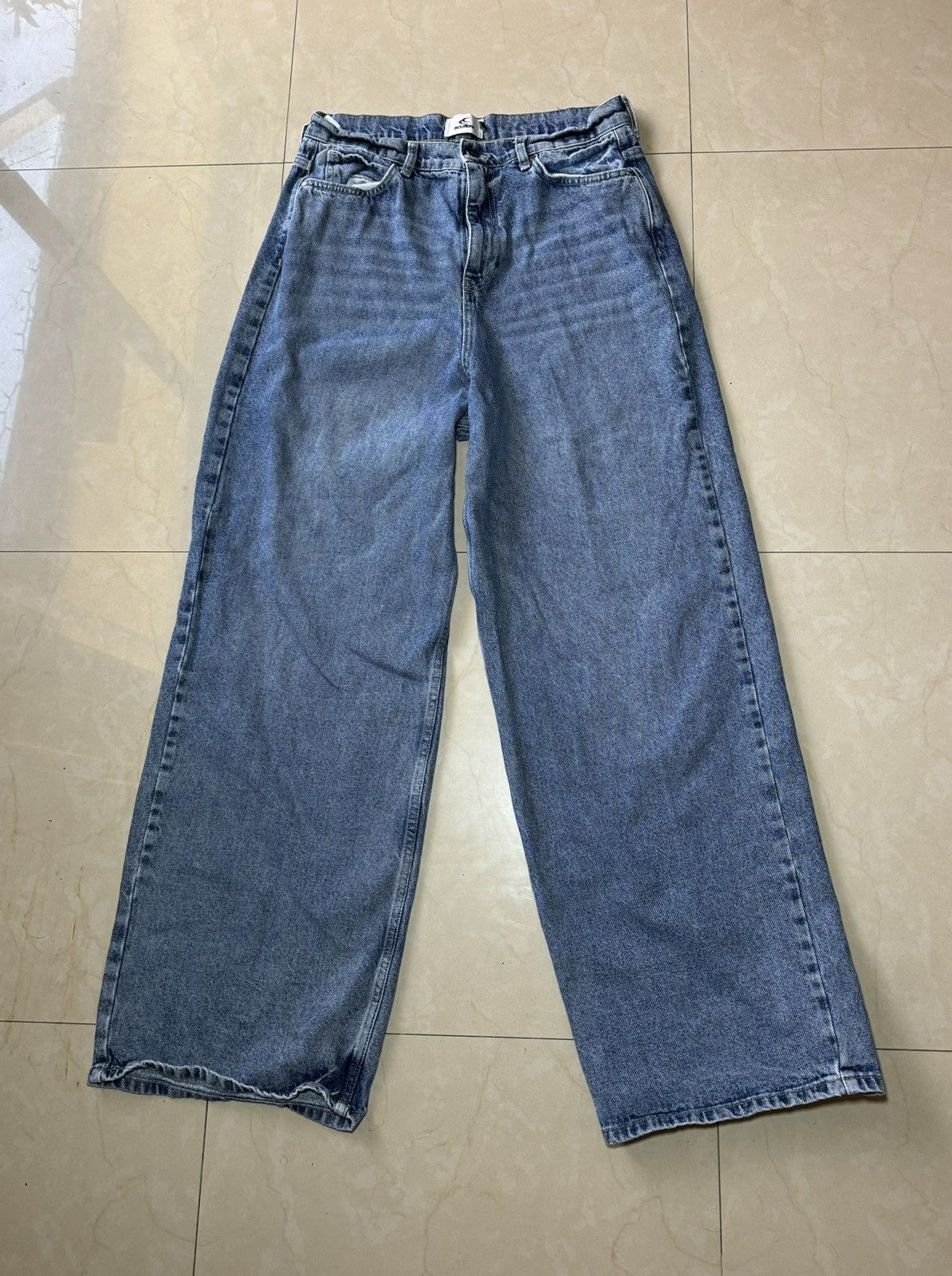 Other Scuffers Jumbo Baggy Blue denim jeans embroidered 10” Size US 30 / EU 46 - 3 Thumbnail