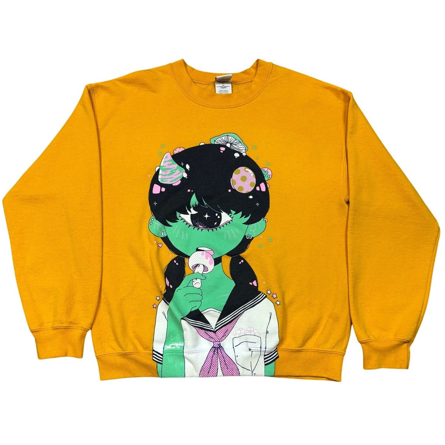OMOCAT Rare OMOCAT Mushroom Cyclops Girl Sweatshirt Size Medium Size US M / EU 48-50 / 2 - 1 Thumbnail