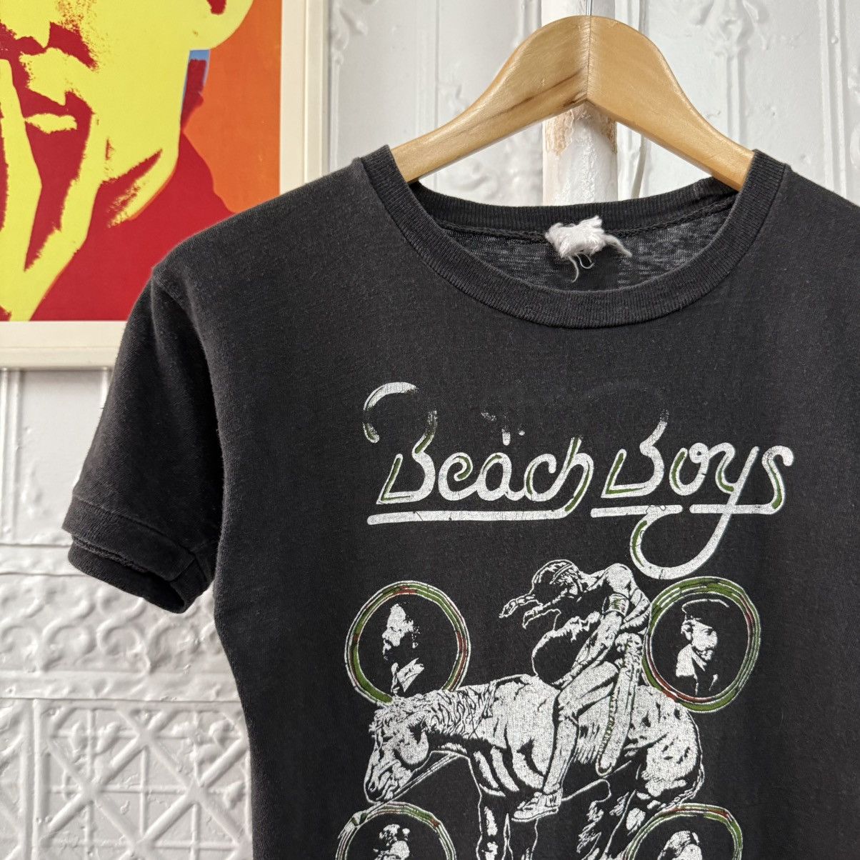 Vintage 1970s beach boys graphic tour tshirt Size US XS / EU 42 / 0 - 2 Thumbnail