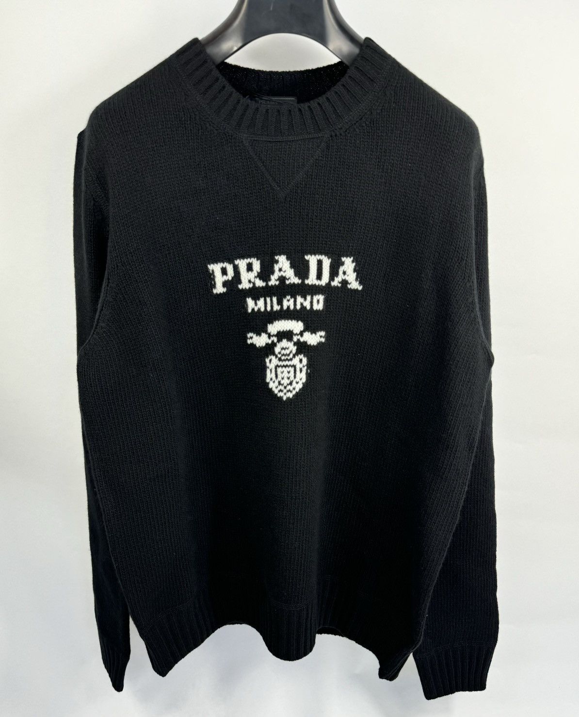 Prada LOGO KNIT JUMPER Size US L / EU 52-54 / 3 - 1 Thumbnail