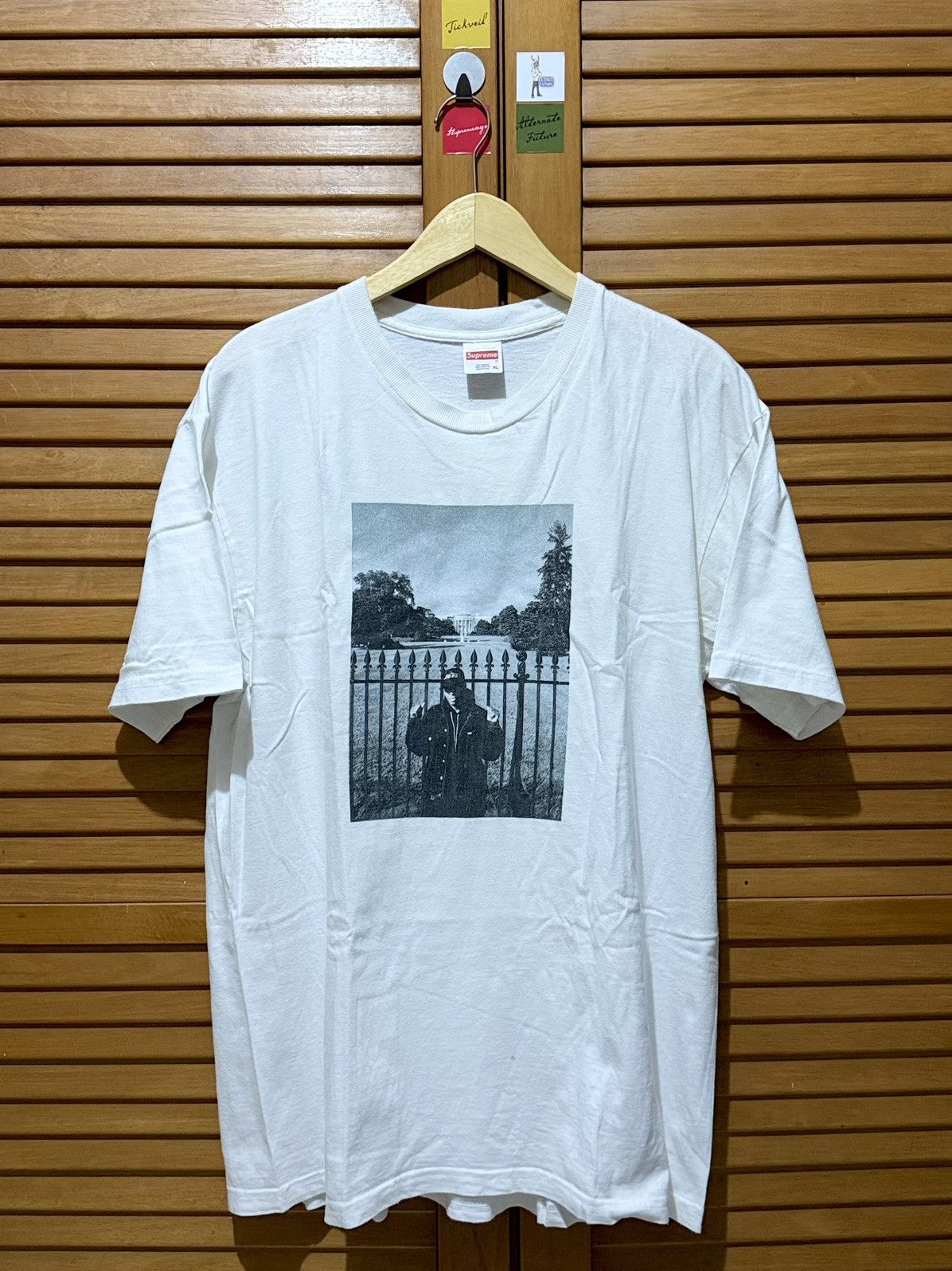 Public Enemy × Supreme × Undercover Supreme x Undercover Public Enemy White House Tee White Size US XL / EU 56 / 4 - 1 Thumbnail
