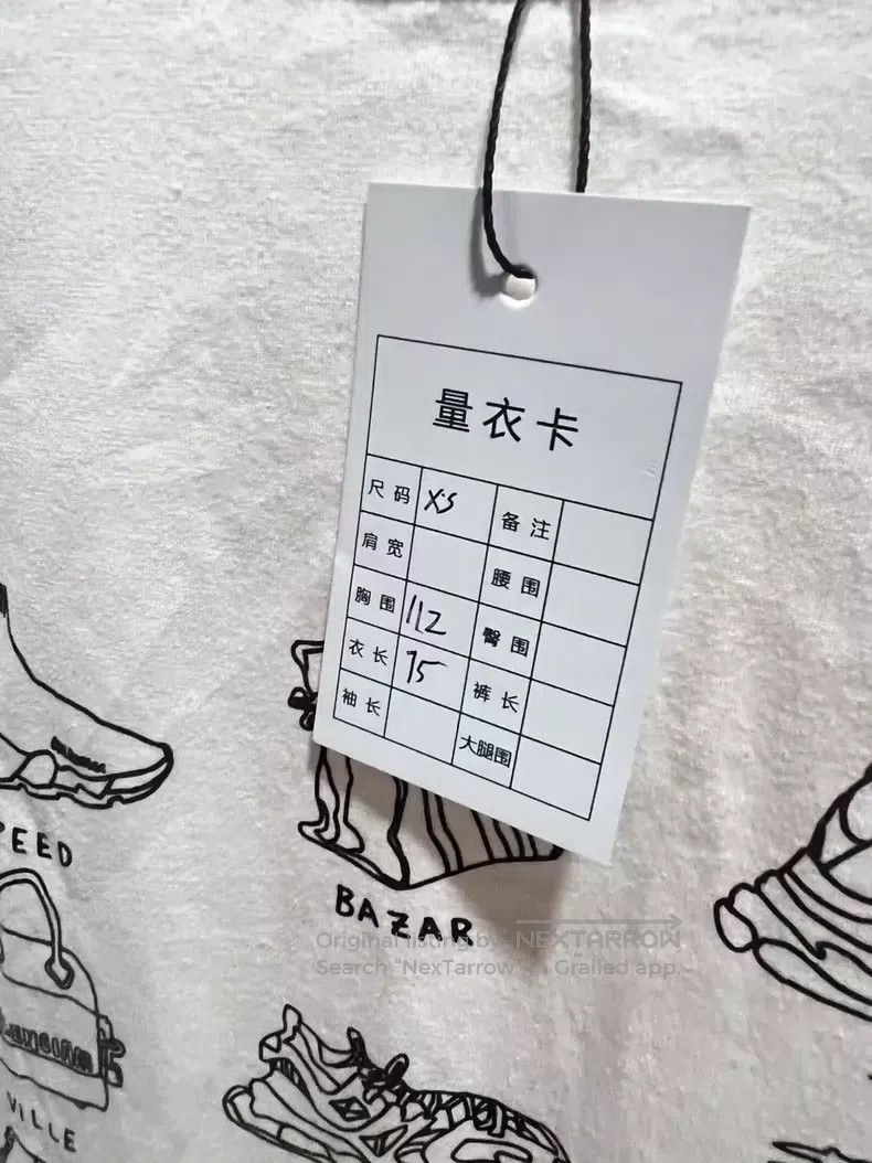 Balenciaga Balenciaga Shoe brand logo full print letter logo short-sl Size US XS / EU 42 / 0 - 4 Thumbnail