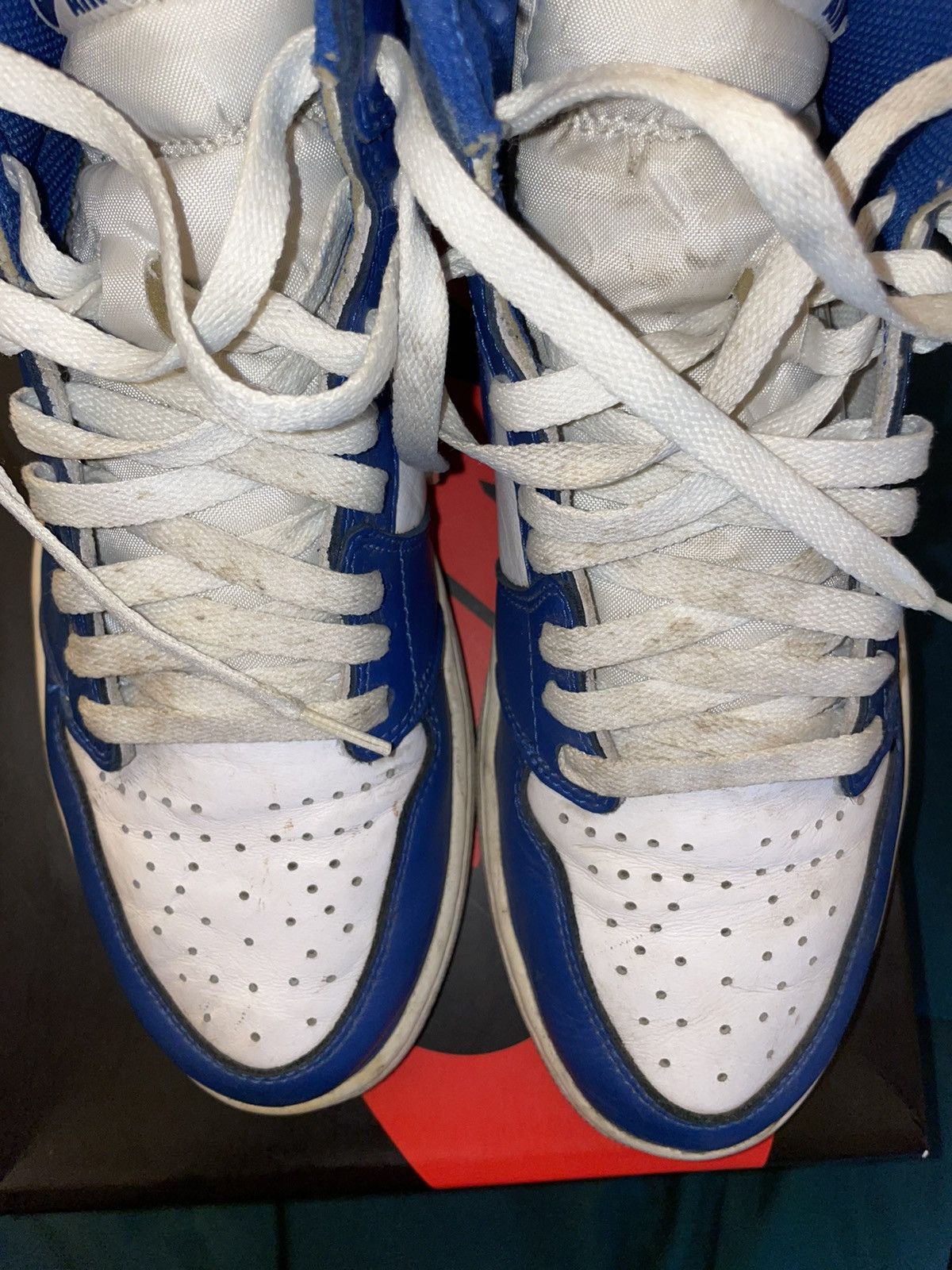 Jordan Brand × Nike Jordan 1 Storm Blue Size US 10.5 / EU 43-44 - 6 Thumbnail