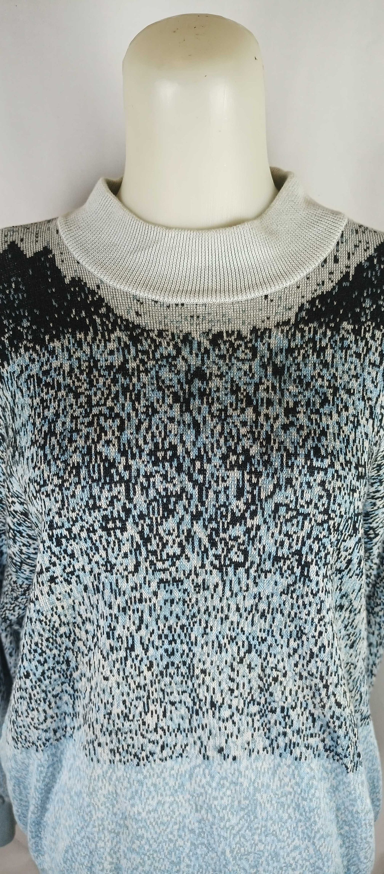 Designer × Kenzo KENZO PARIS Mix Color UNISEX Knit Sweater Jumper Neck Size L / US 10 / IT 46 - 18 Thumbnail