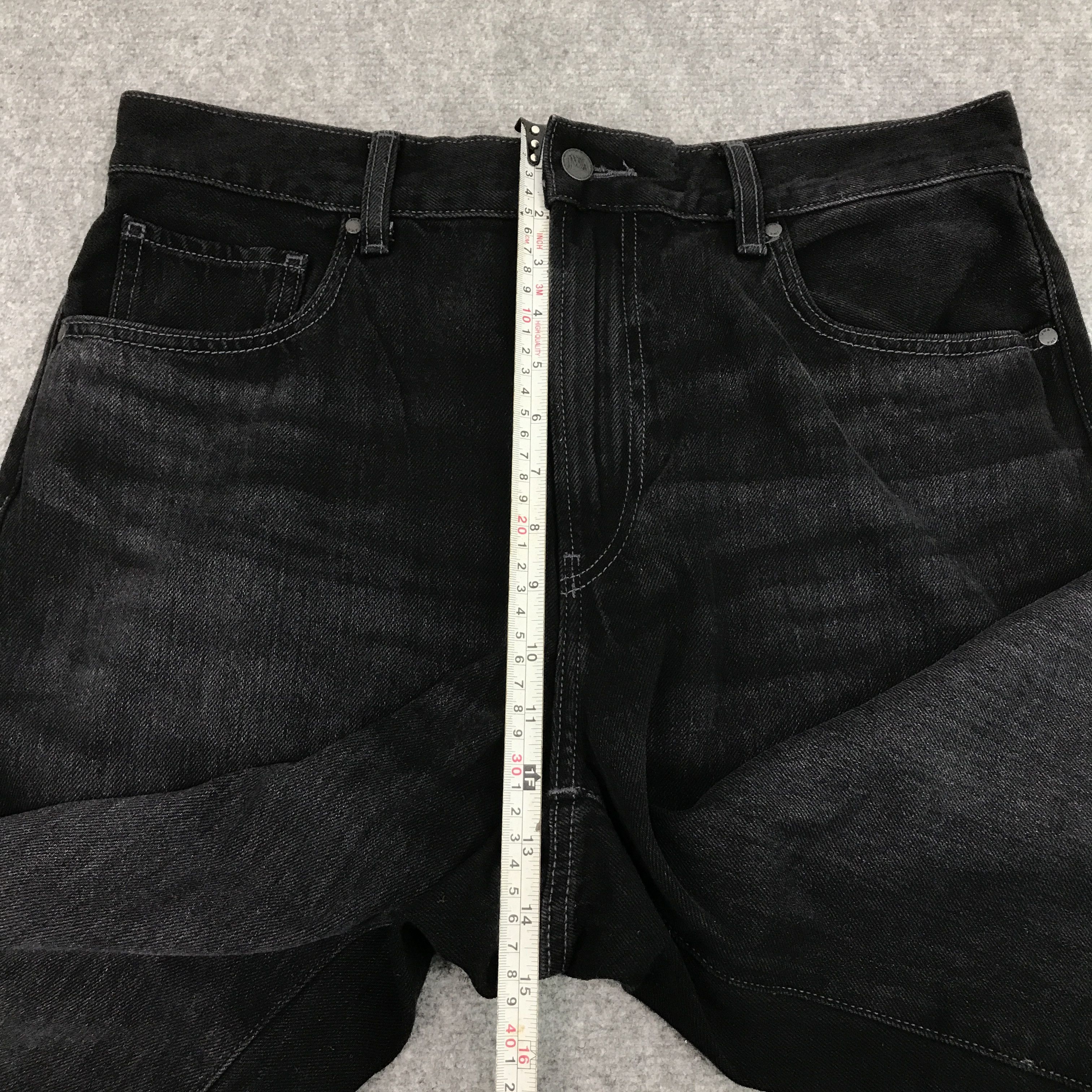 JW Anderson × Japanese Brand × Uniqlo J.W. Anderson x uniqlo baggy Black jean pants Size US 33 - 11 Thumbnail