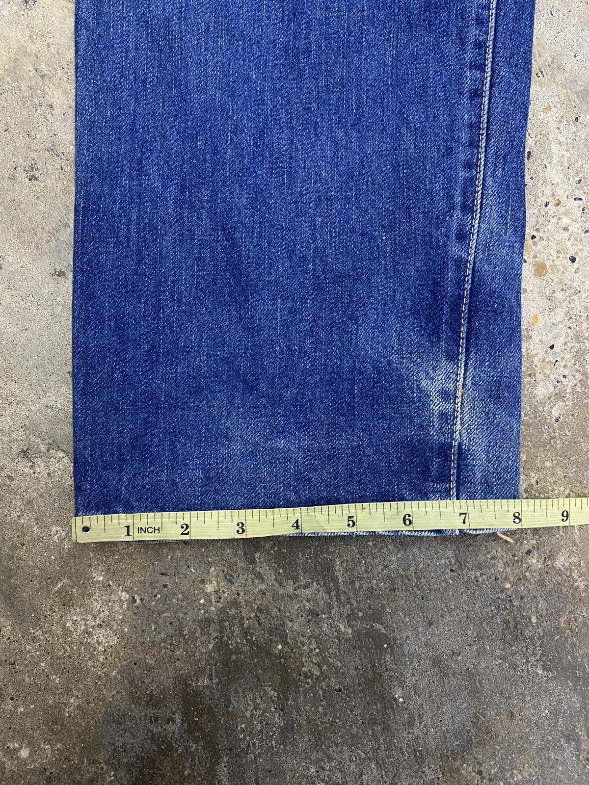 Japanese Brand × Vintage HR iron selvegde blue jeans wash japanese brand Size US 29 - 16 Thumbnail