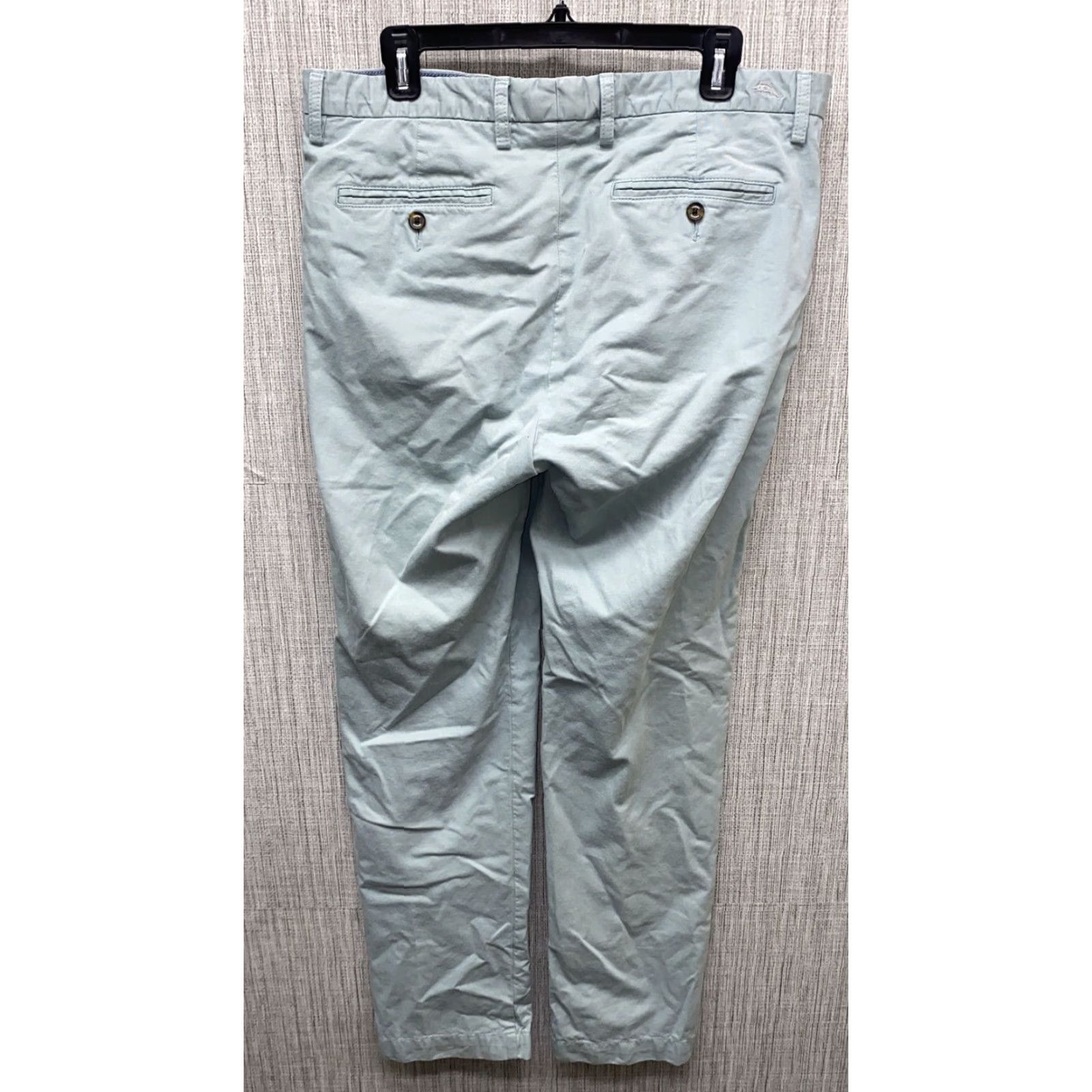 Tommy Bahama Tommy Bahama Mens Green Pima Cotton Blend Casual Pants 34 X 32 Regular Size US 34 / EU 50 - 4 Thumbnail
