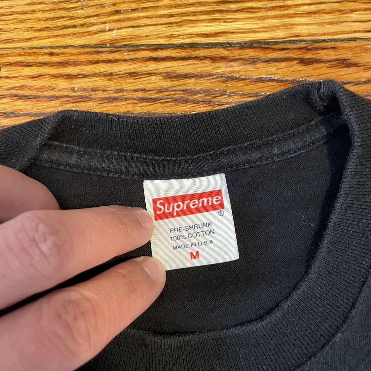 Supreme Supreme Nas Photo Tee Black Size US M / EU 48-50 / 2 - 4 Thumbnail