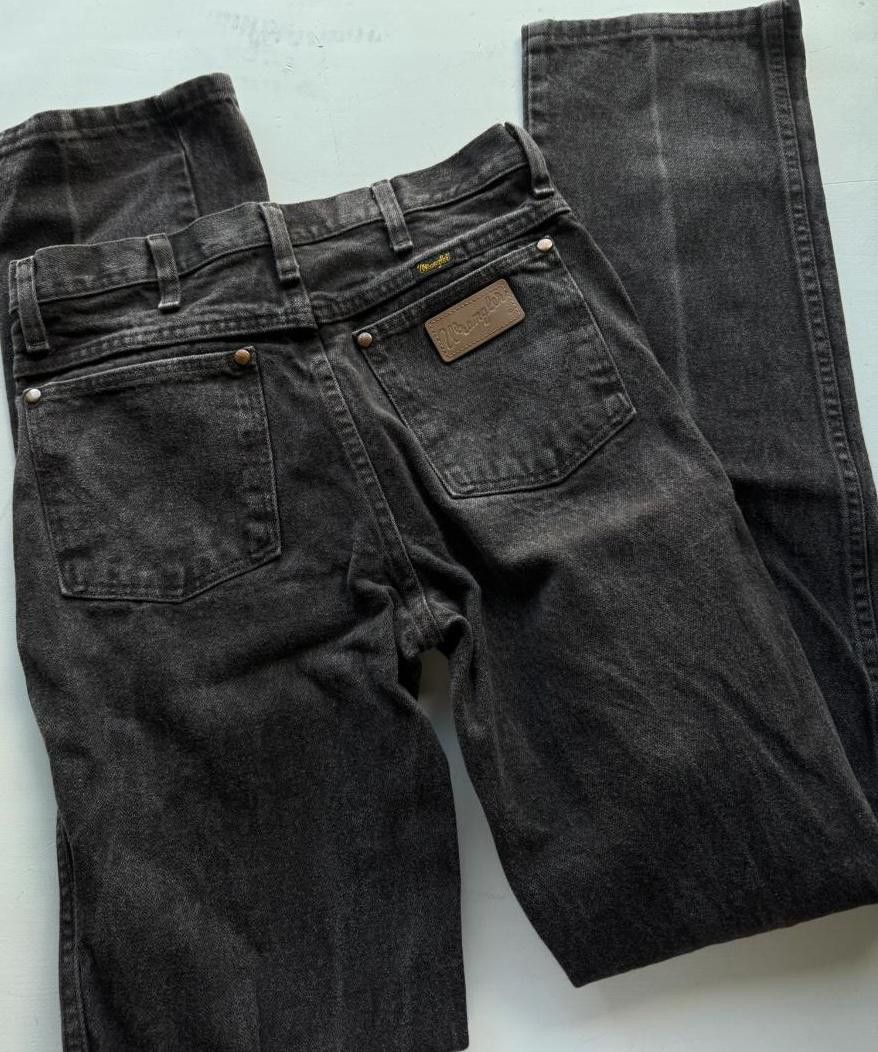 Wrangler Black Wrangler Jeans 29x36 Size 29" - 3 Thumbnail