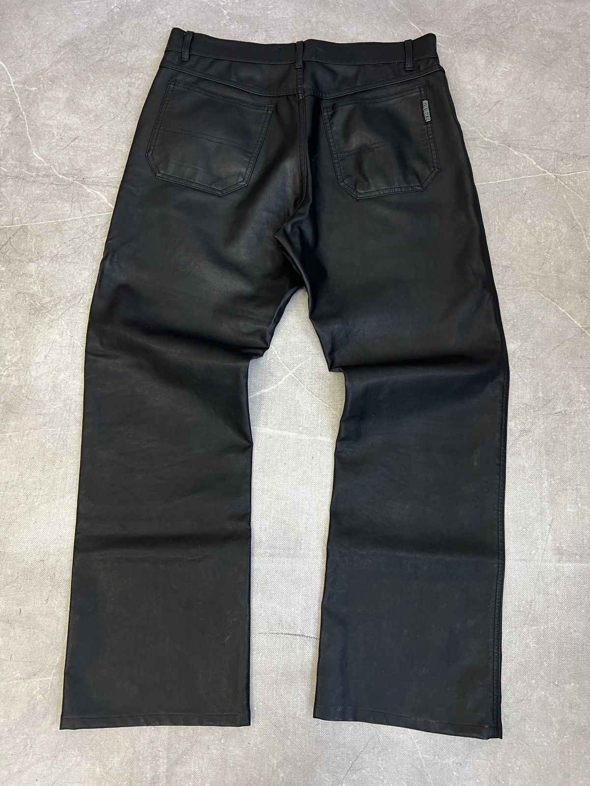 Tornado Mart Faux leather baggy tornado mart style leather gothic pants Size US 32 / EU 48 - 8 Thumbnail