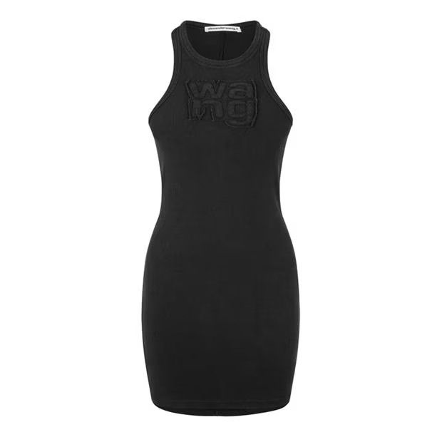 o1g2r1mq0824 Distress Mini Dress in Black