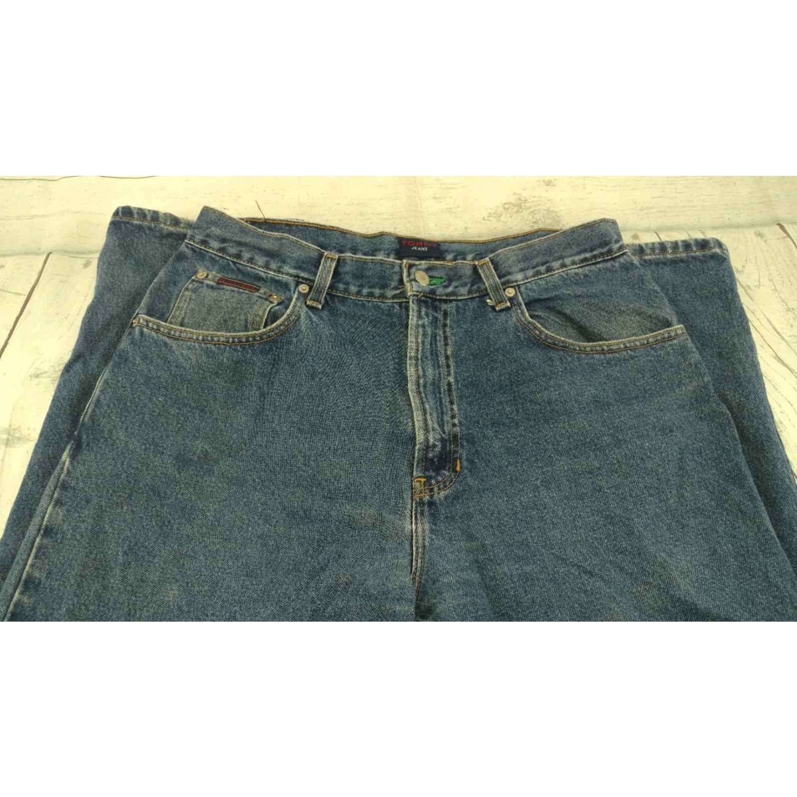 Tommy Hilfiger VTG Tommy Hilfiger Jeans 90s Street Style Mens 34 Jeans Blue 90s Womens Mens Boys Girls Size US 34 / EU 50 - 5 Thumbnail
