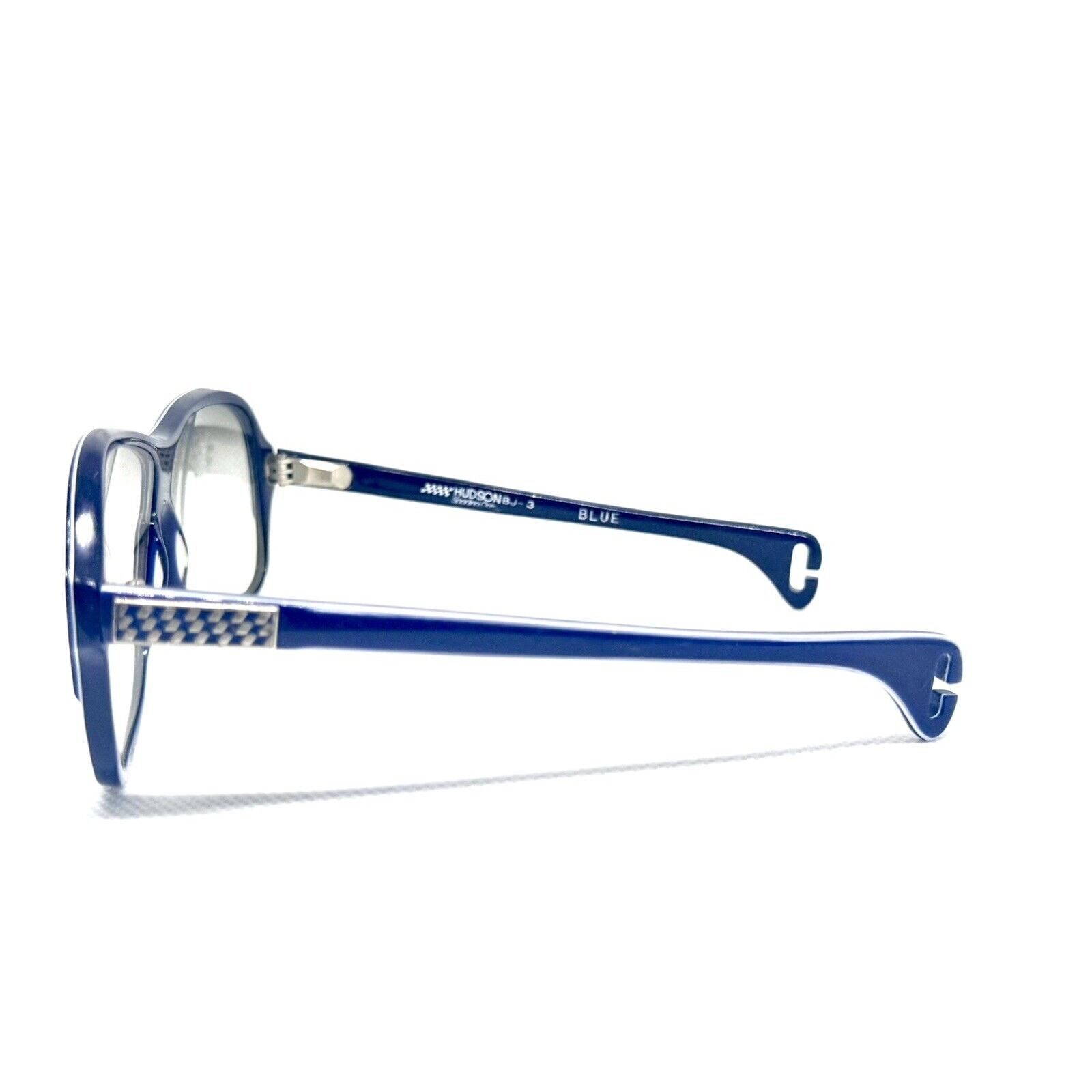 Other VINTAGE 1970 HUDSON OPTICS BJ-3 BLUE WHITE MOD AVIATOR RARE! Size ONE SIZE - 7 Thumbnail