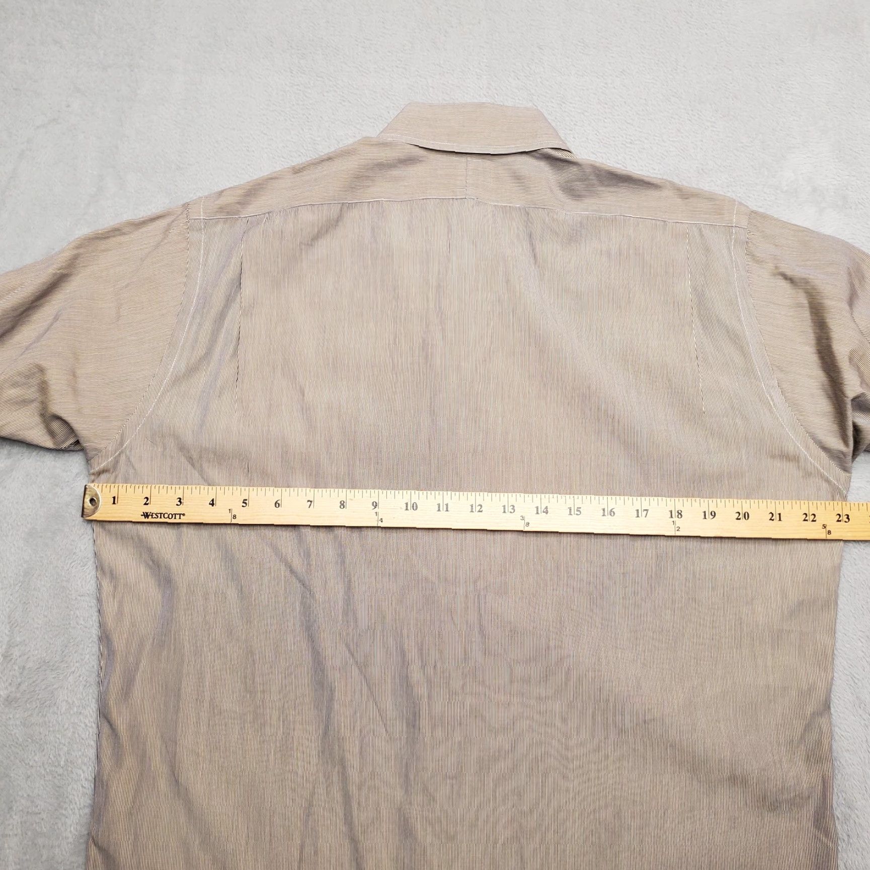 Robert Talbott Robert Talbott Shirt Men 15.5 Green Stripe Woven in Italy USA Made Best of Class Button-Up Long Sleeve Cotton Size US L / EU 52-54 / 3 - 4 Thumbnail