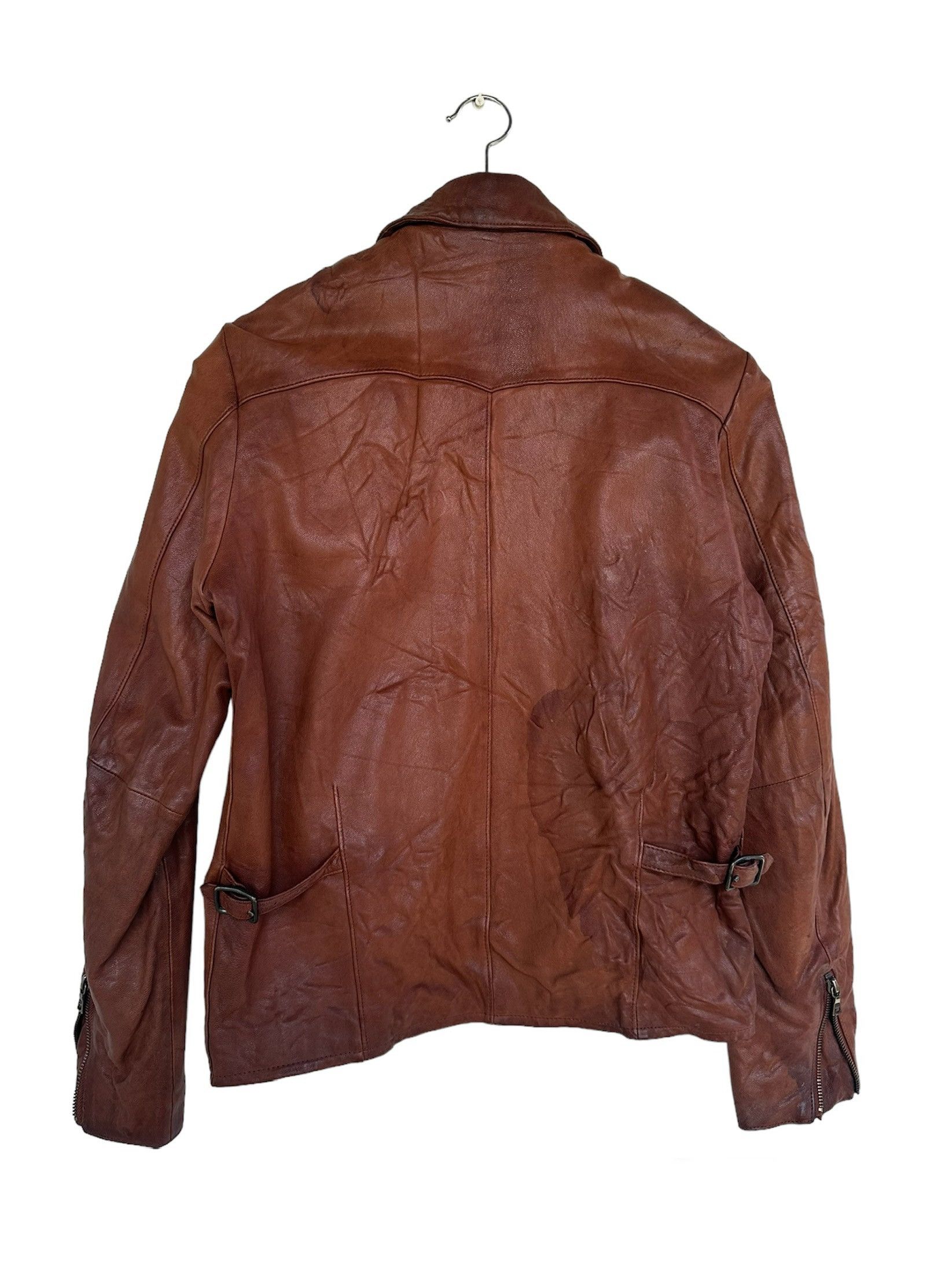 Hysteric Glamour Hysteric Glamour Patina Leather Jacket Waiting For The Sun Size US S / EU 44-46 / 1 - 3 Thumbnail