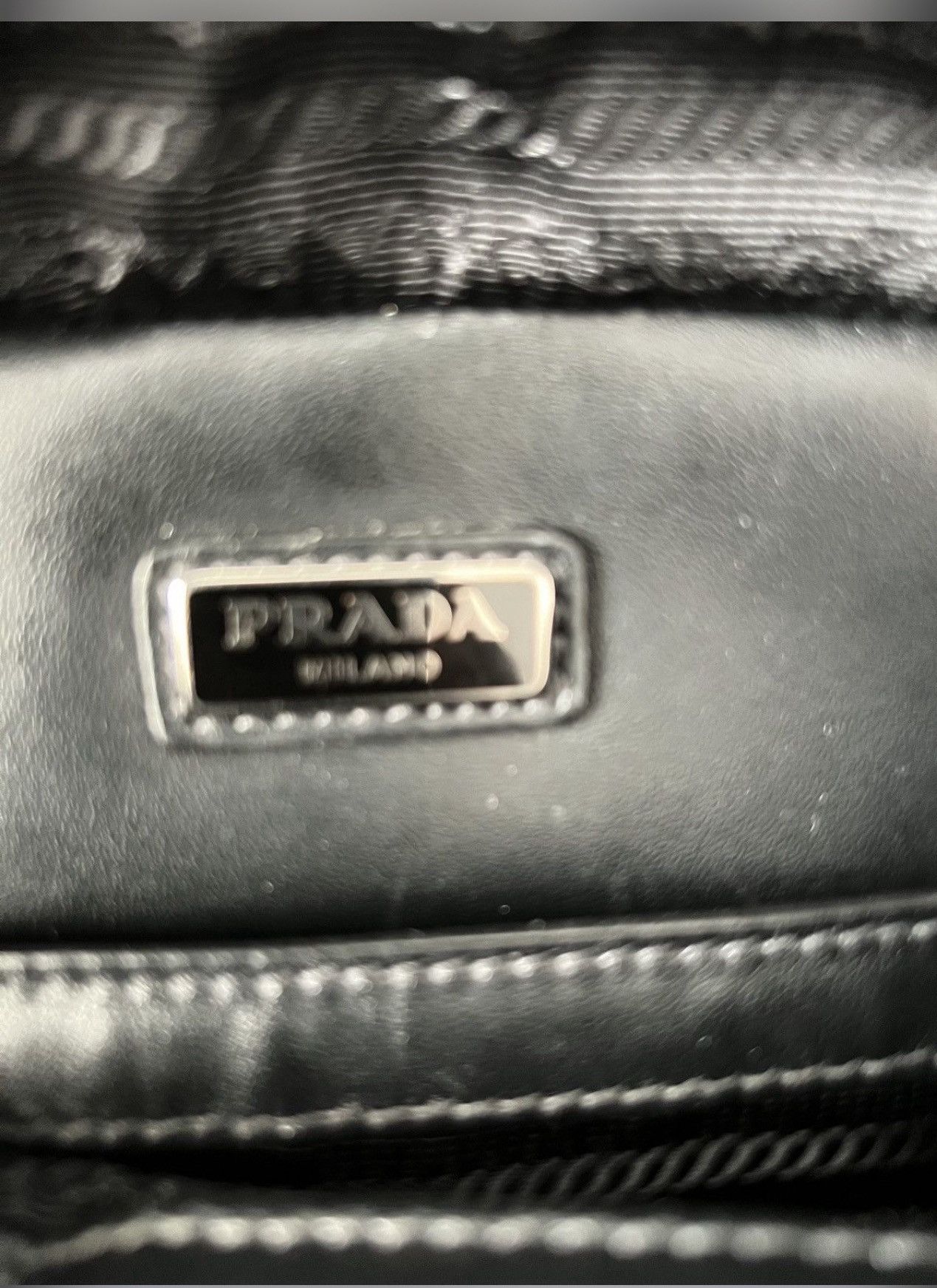 Prada Prada Black Logo Saffano Leather Cross Body Bag Size ONE SIZE - 12 Thumbnail