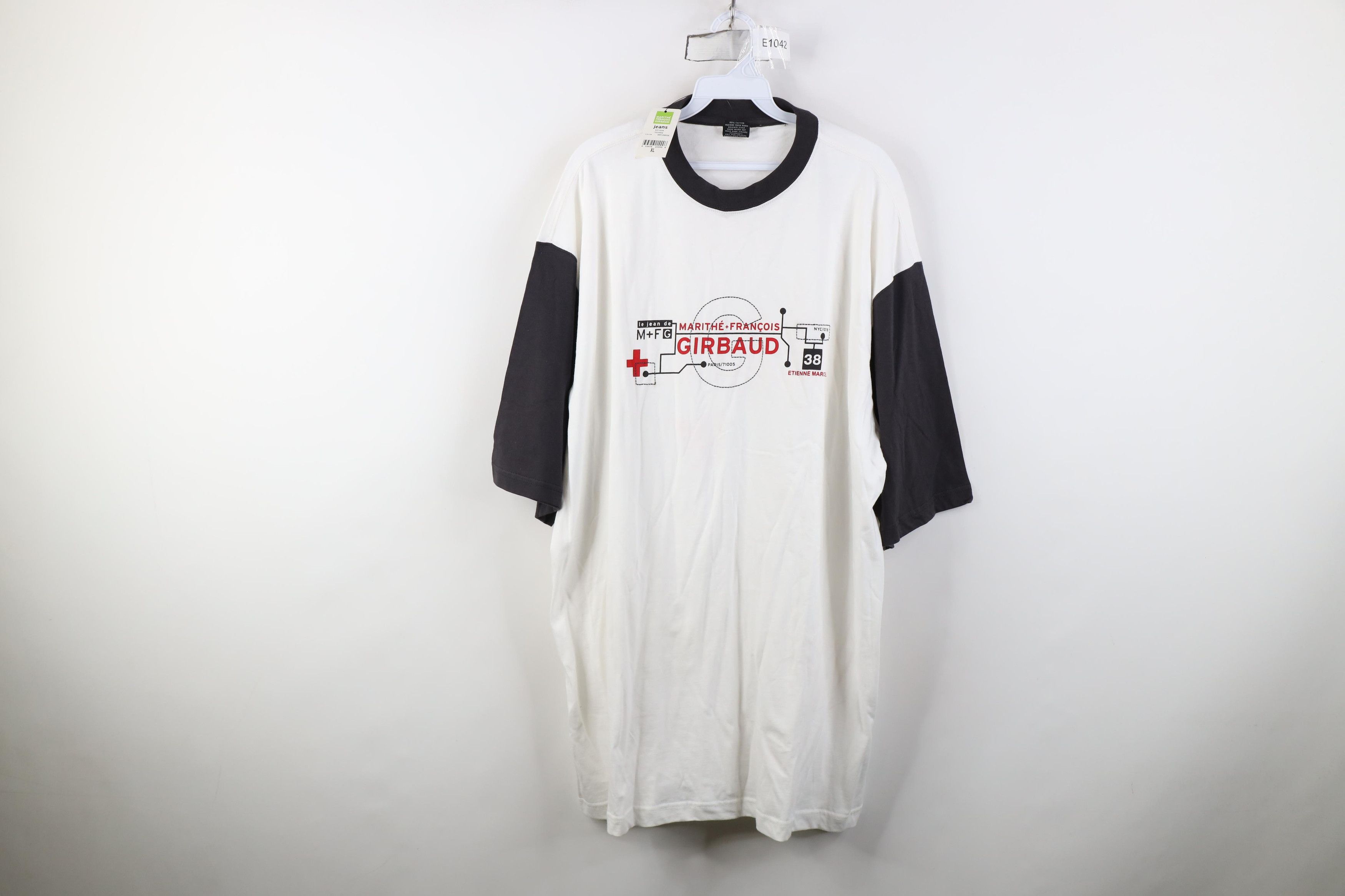 Marithe + Francois Girbaud Deadstock Vintage 90s Marithe Francois Girbuad T-Shirt Size US XL / EU 56 / 4 - 1 Thumbnail