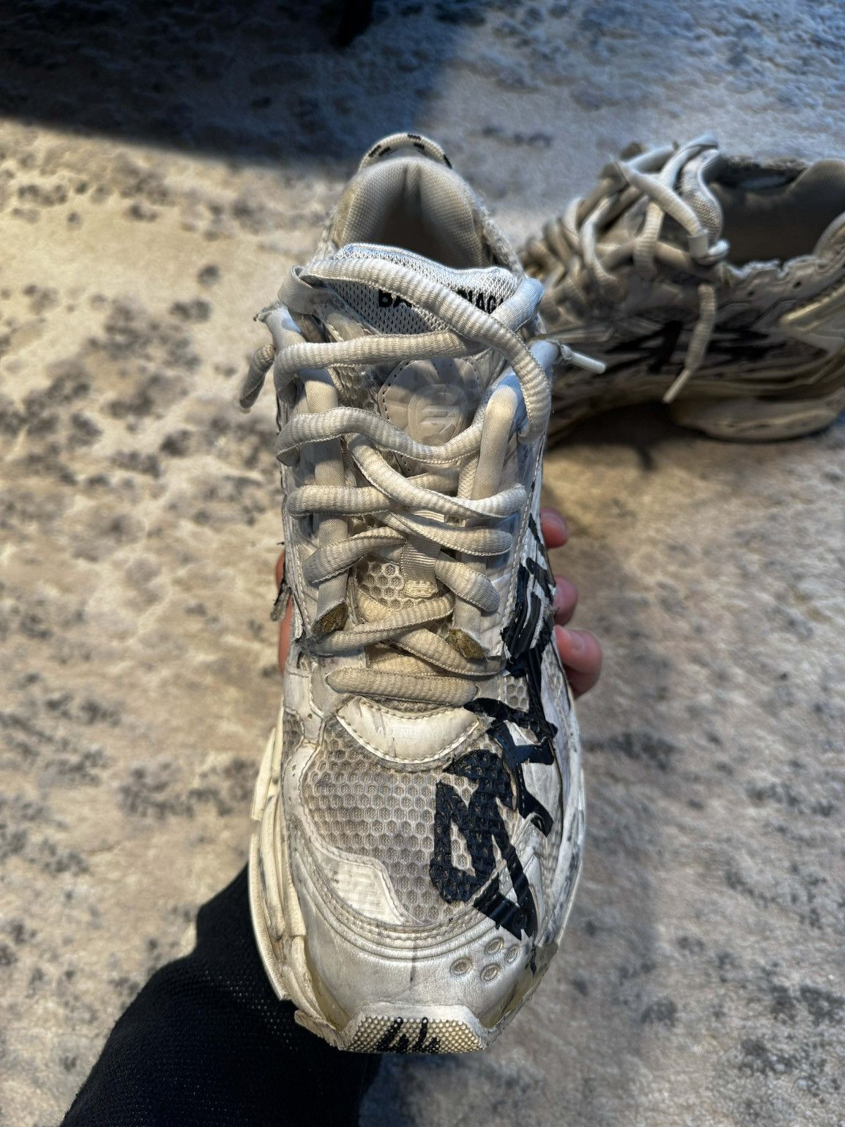 Balenciaga Balenciaga Runner Graffiti Size US 11 / EU 44 - 5 Thumbnail