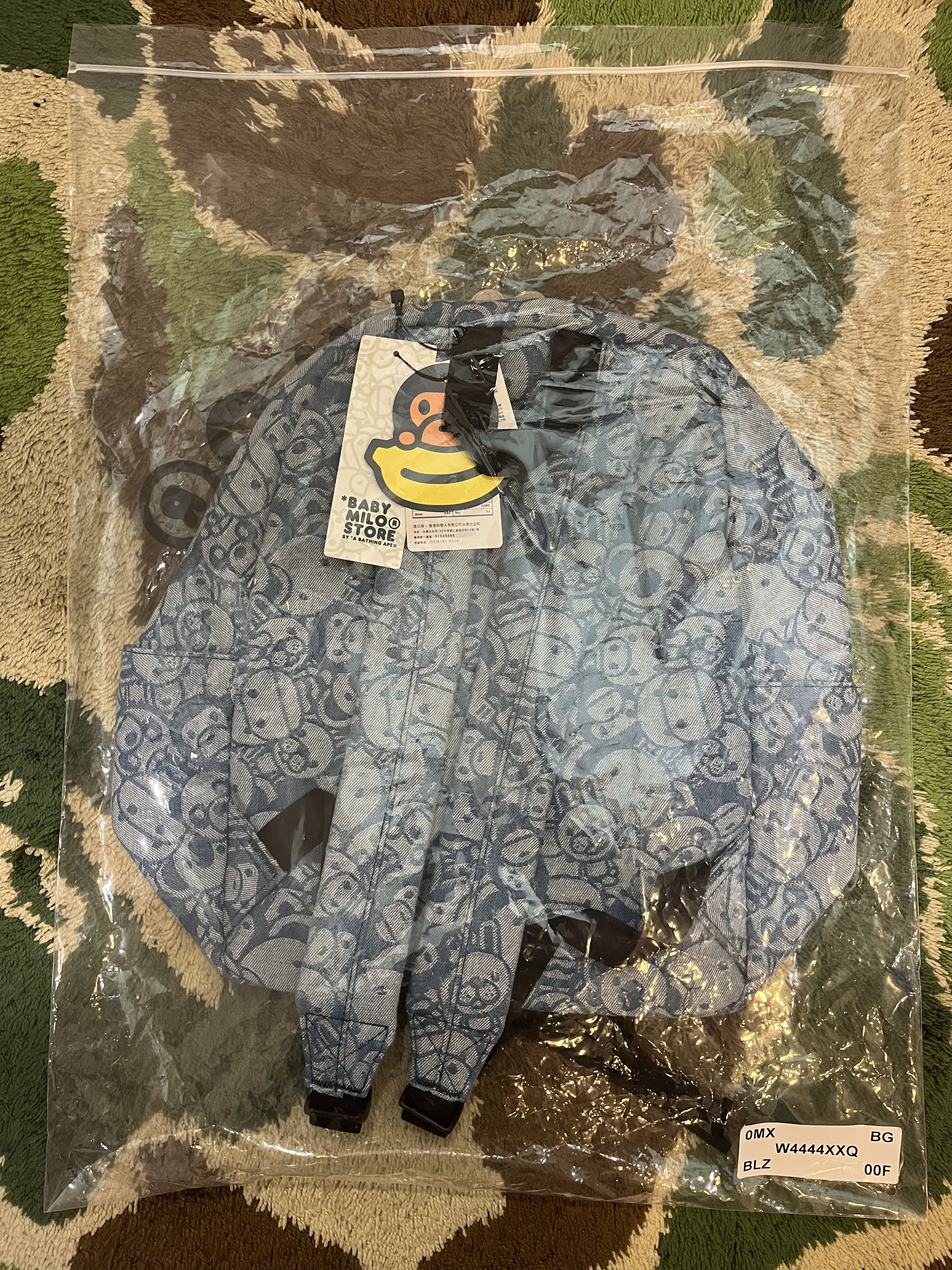 Bape BAPE MILO DENIM BACKPACK Size ONE SIZE - 6 Thumbnail