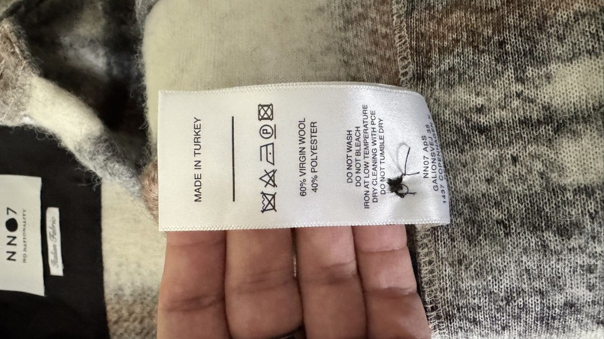 NN07 NN07 Soren Checked Virgin Wool-Blend Overshirt Size US S / EU 44-46 / 1 - 6 Thumbnail
