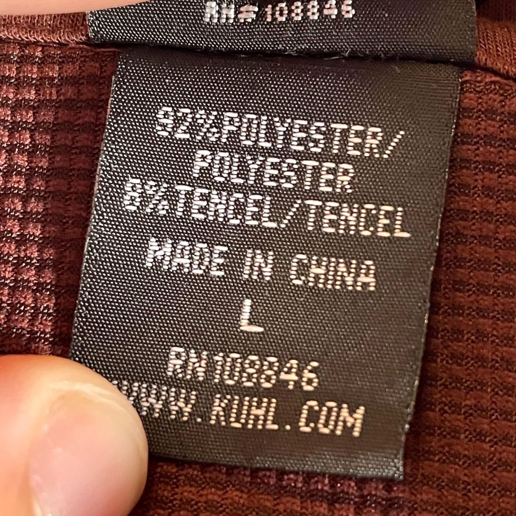 Vintage KÜHL Polo Shirt Mens Large Brown Double Pocket Travel Knit Tech Shirt Short Sleeve Casual Activewear Size US L / EU 52-54 / 3 - 3 Thumbnail
