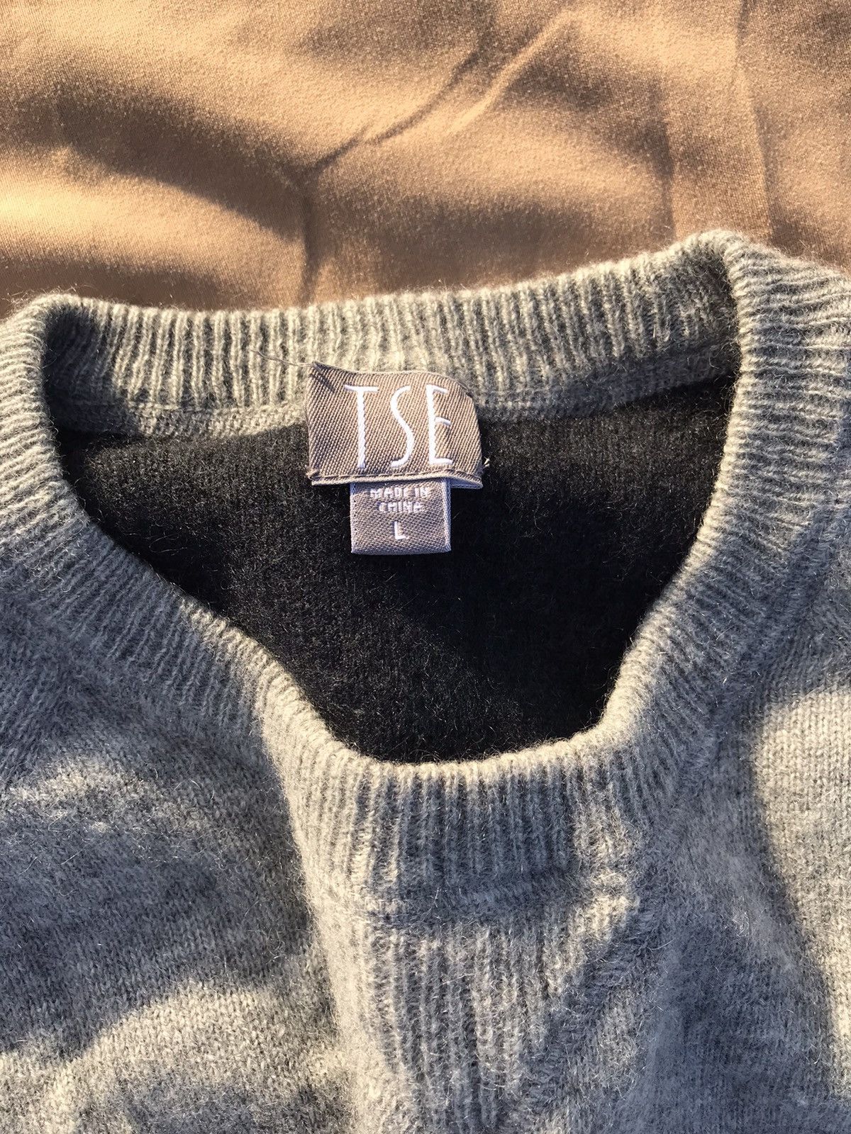 Tse TSE PURE CASHMERE SWEATSHIRT LIKE JUMPER, silver grey Size US L / EU 52-54 / 3 - 1 Thumbnail