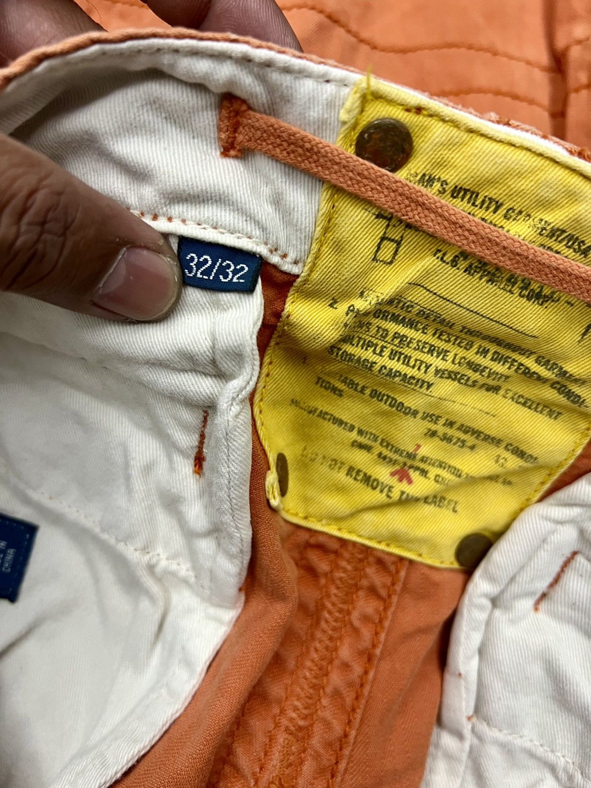 Polo Ralph Lauren Vintage Polo Ralph Lauren Military Tactical Cargo Pant Size US 34 / EU 50 - 15 Thumbnail