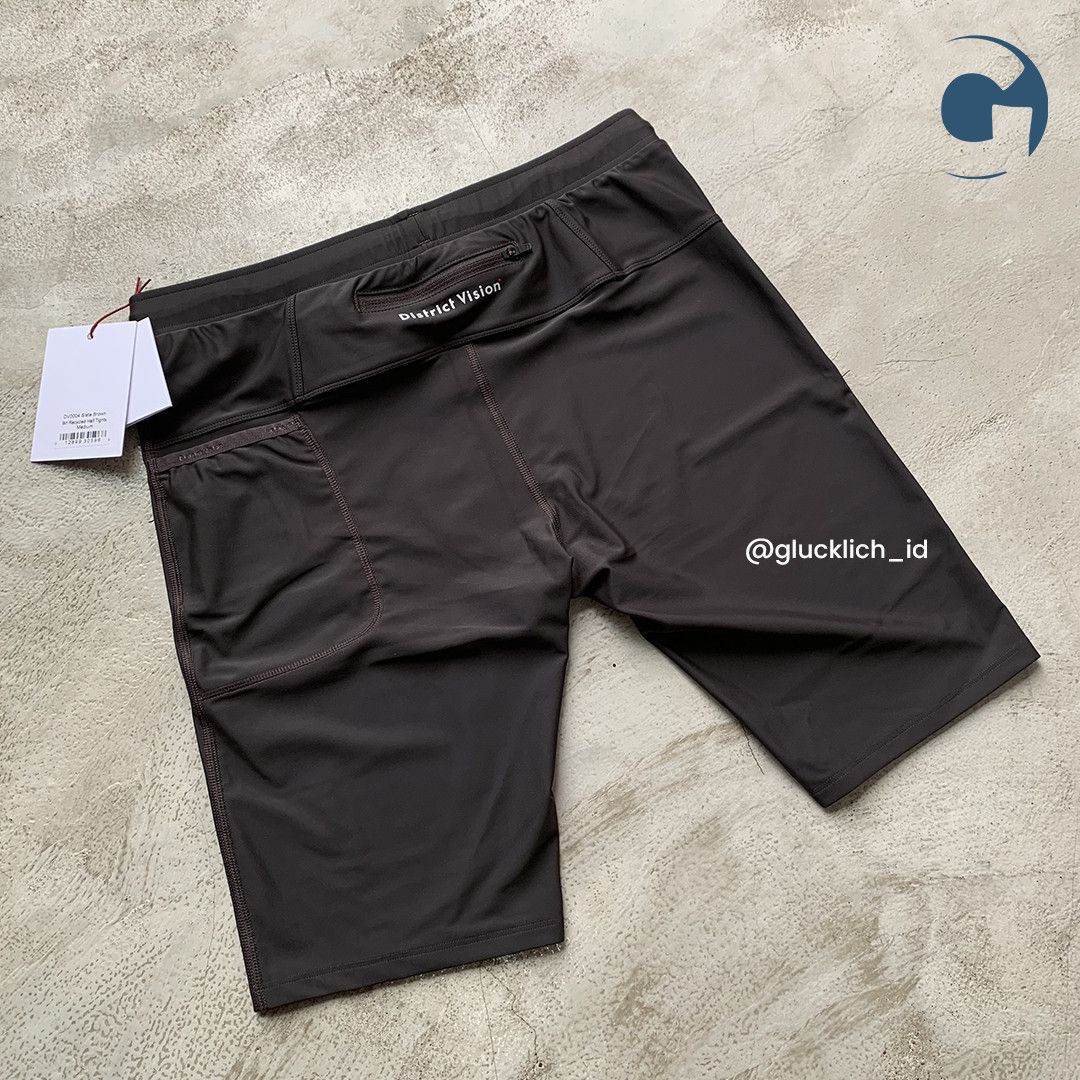 District Vision District Vision, 9in Recycled Half Tights in Slate Brown Size US 32 / EU 48 - 5 Thumbnail