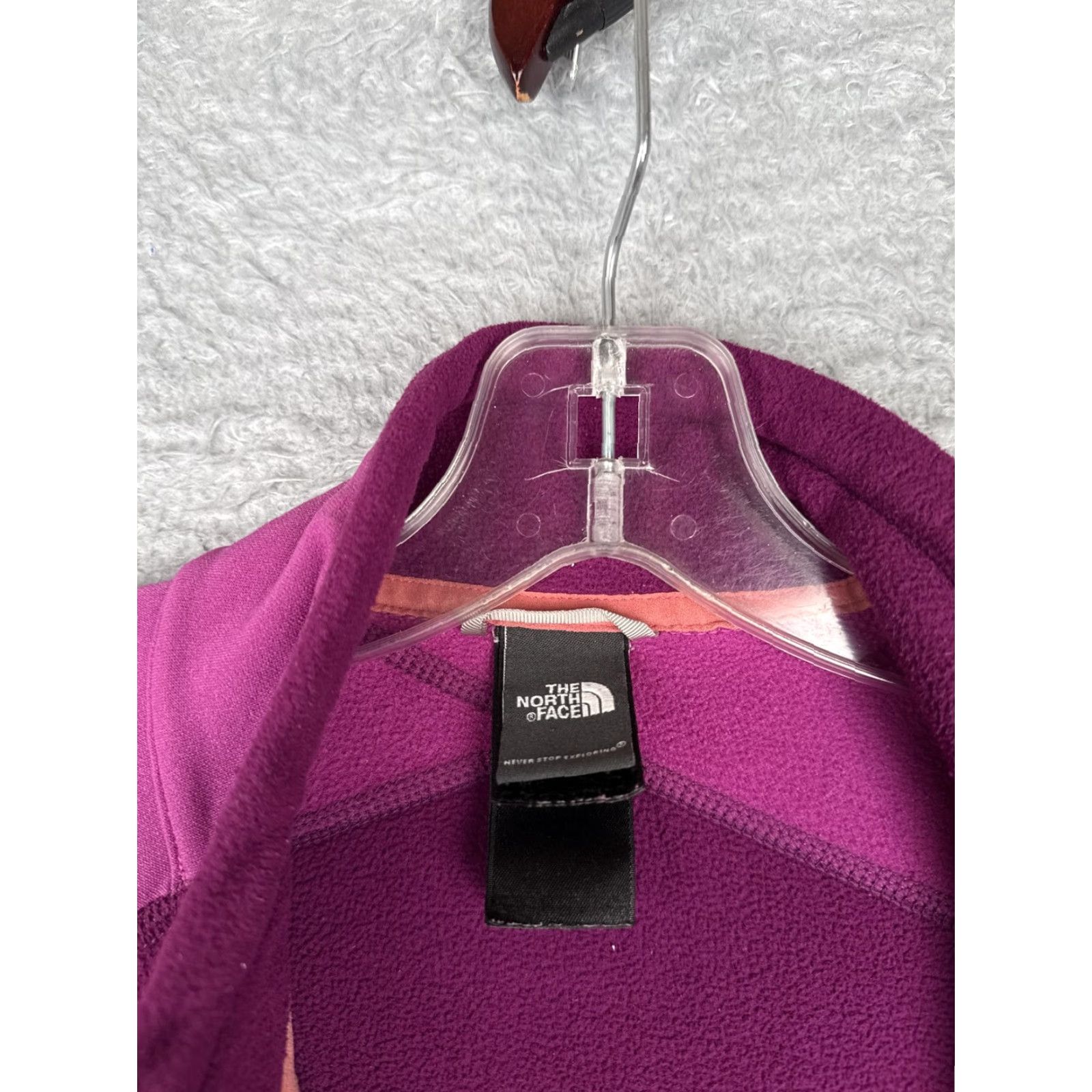 The North Face The North Face Fleece Jacket Womens Medium Pink Purple Full Zip FlashDry Jacket Size M / US 6-8 / IT 42-44 - 7 Thumbnail