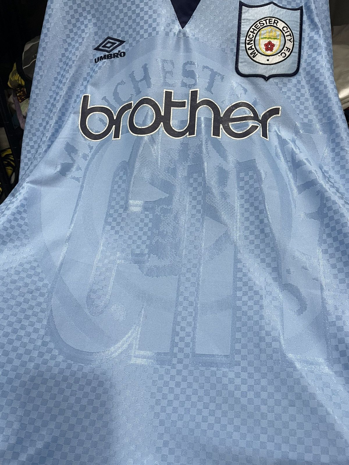 Umbro × Vintage Manchester City Home Kit 1995/97 Size US XL / EU 56 / 4 - 7 Thumbnail