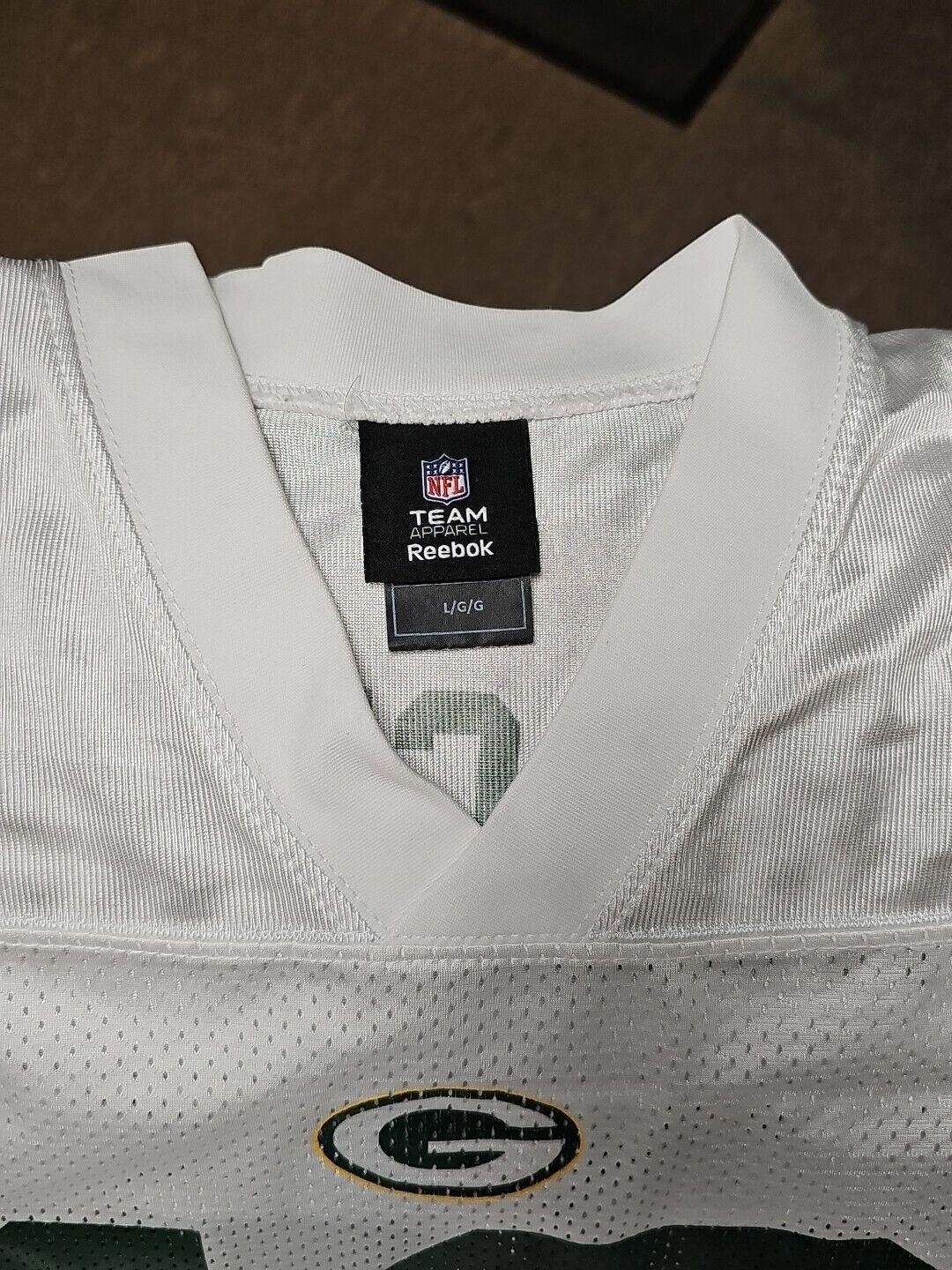 Reebok Reebok NFL team Apparel Aaron Rodgers #12 White Size L Size ONE SIZE - 2 Thumbnail